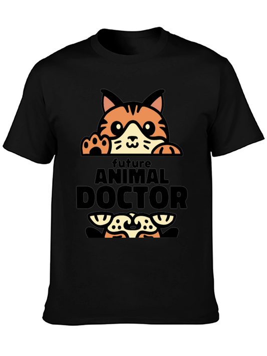 Future Animal Doctor Cat T-Shirt