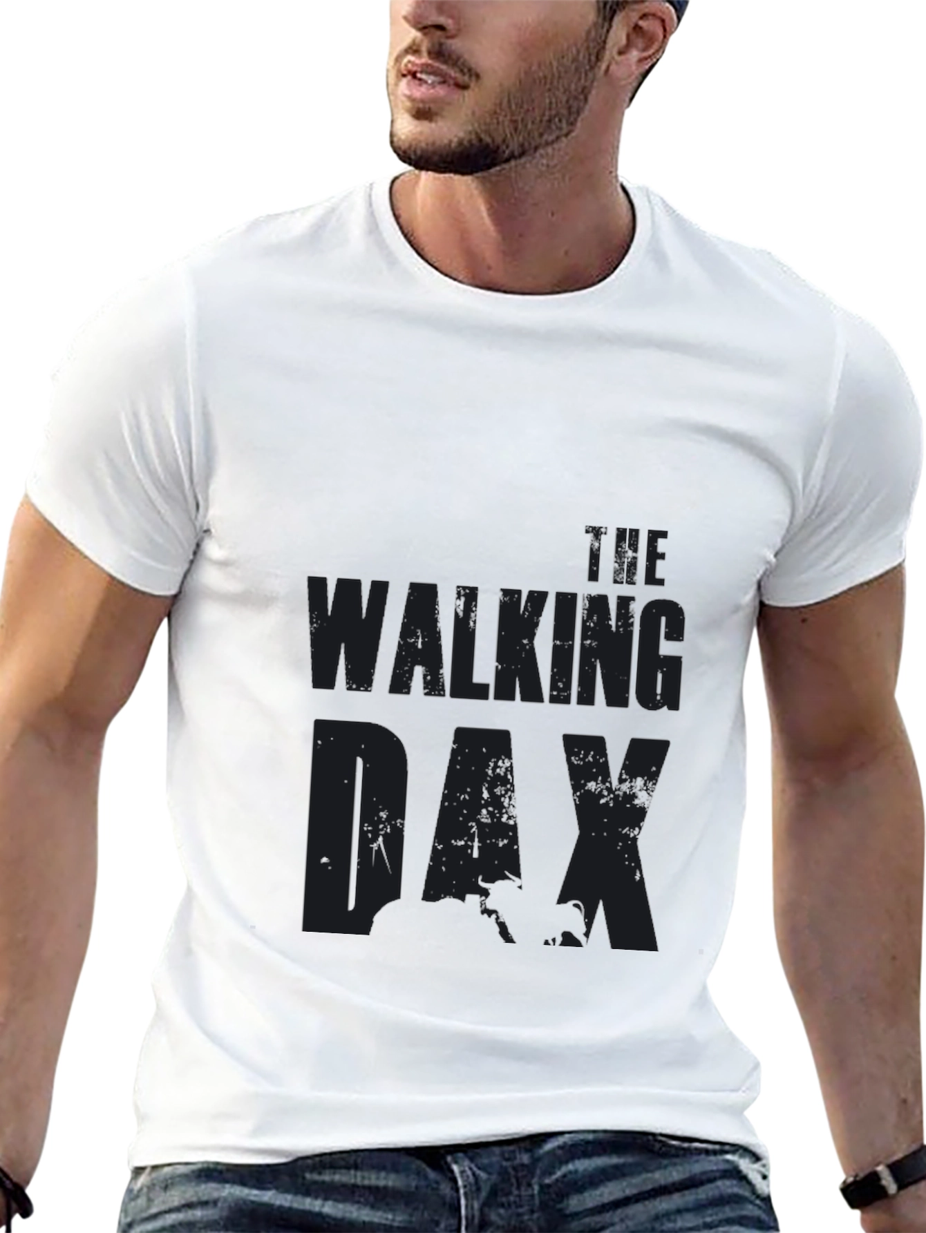 Walking DAX Black T-Shirt