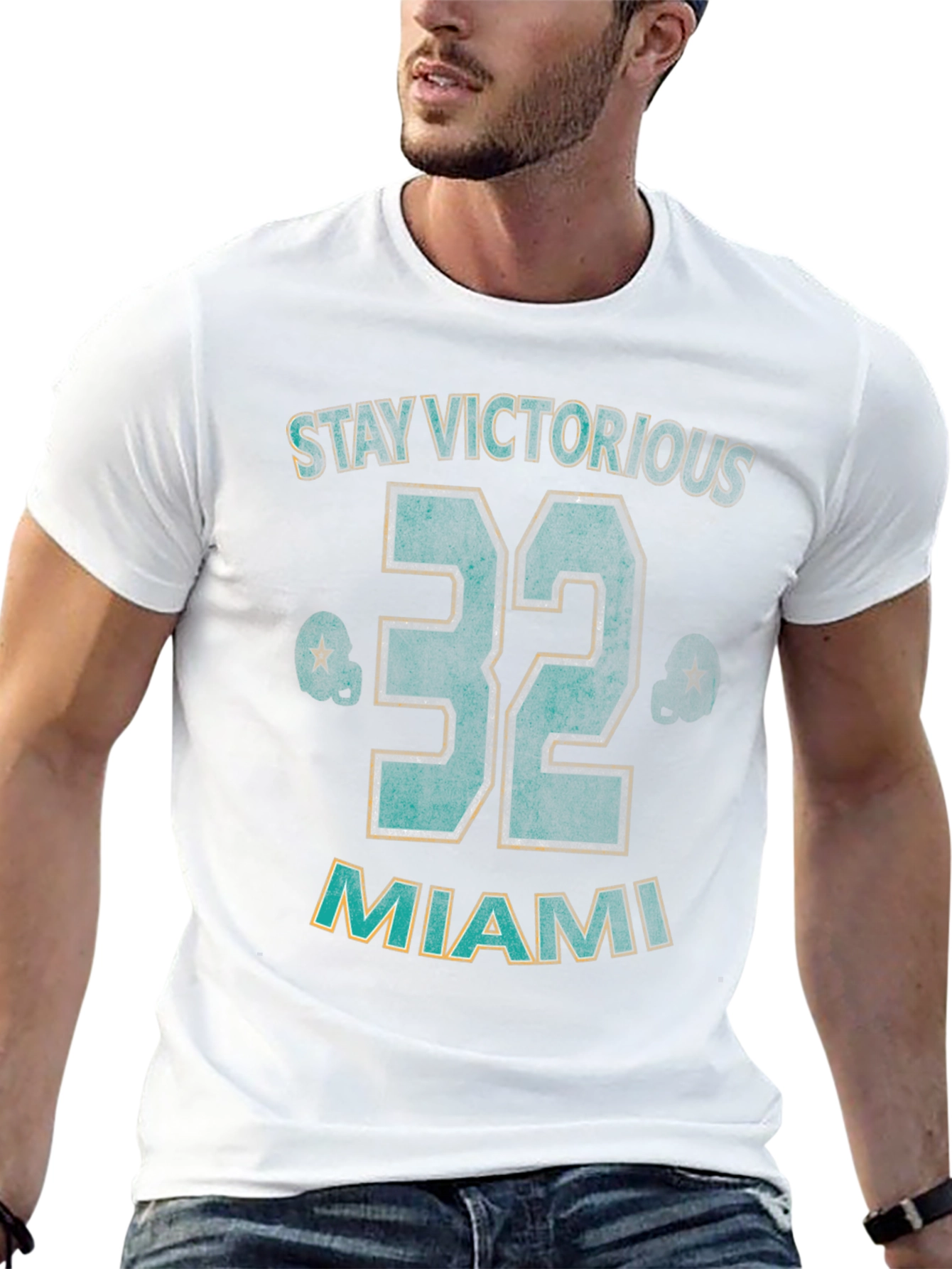 Stay Victorious 32 Miami Football T-Shirt