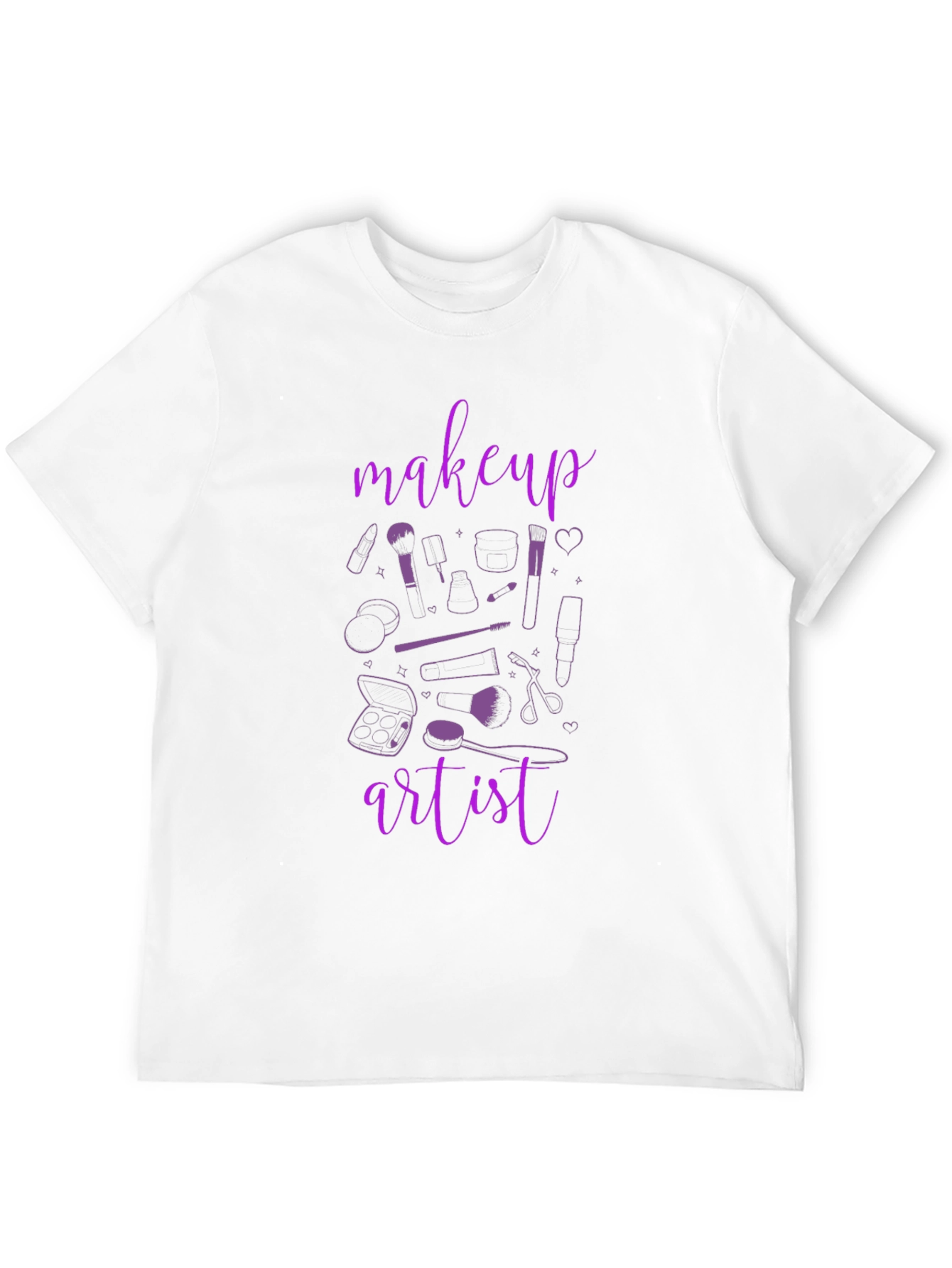 Makeup Artist T-Shirt - Black Graphic Tee