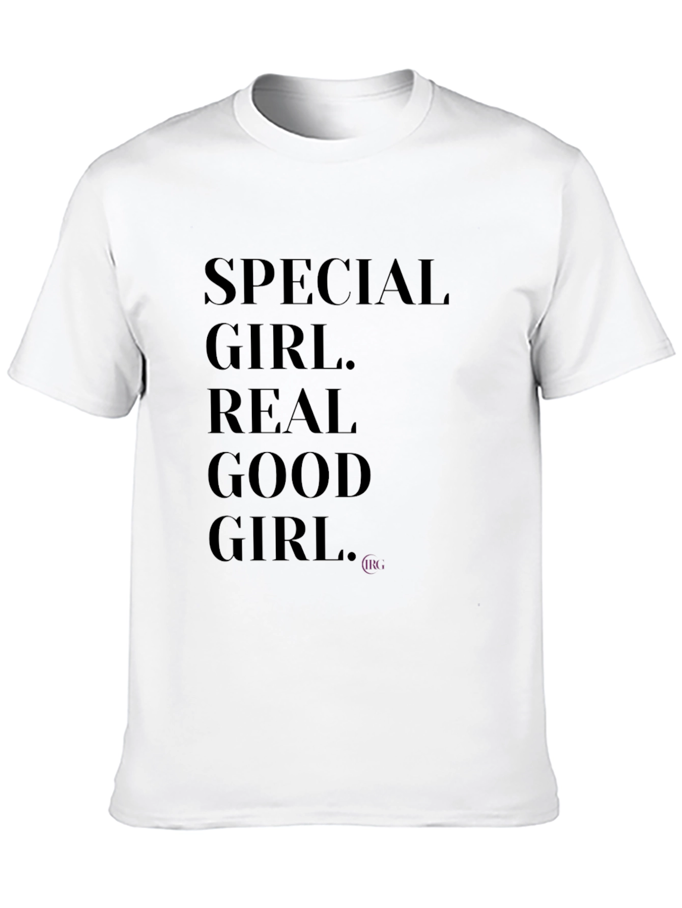 Special Girl Graphic Tee - Black Cotton Blend