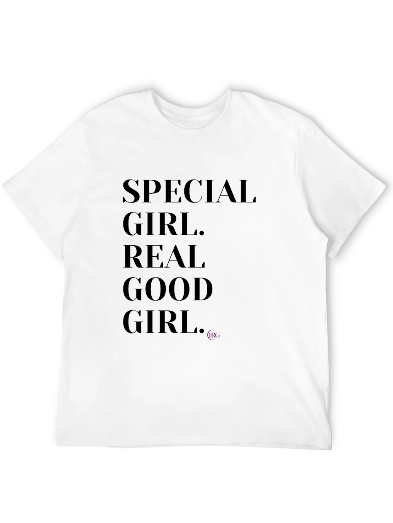 Special Girl Graphic Tee - Black Cotton Blend