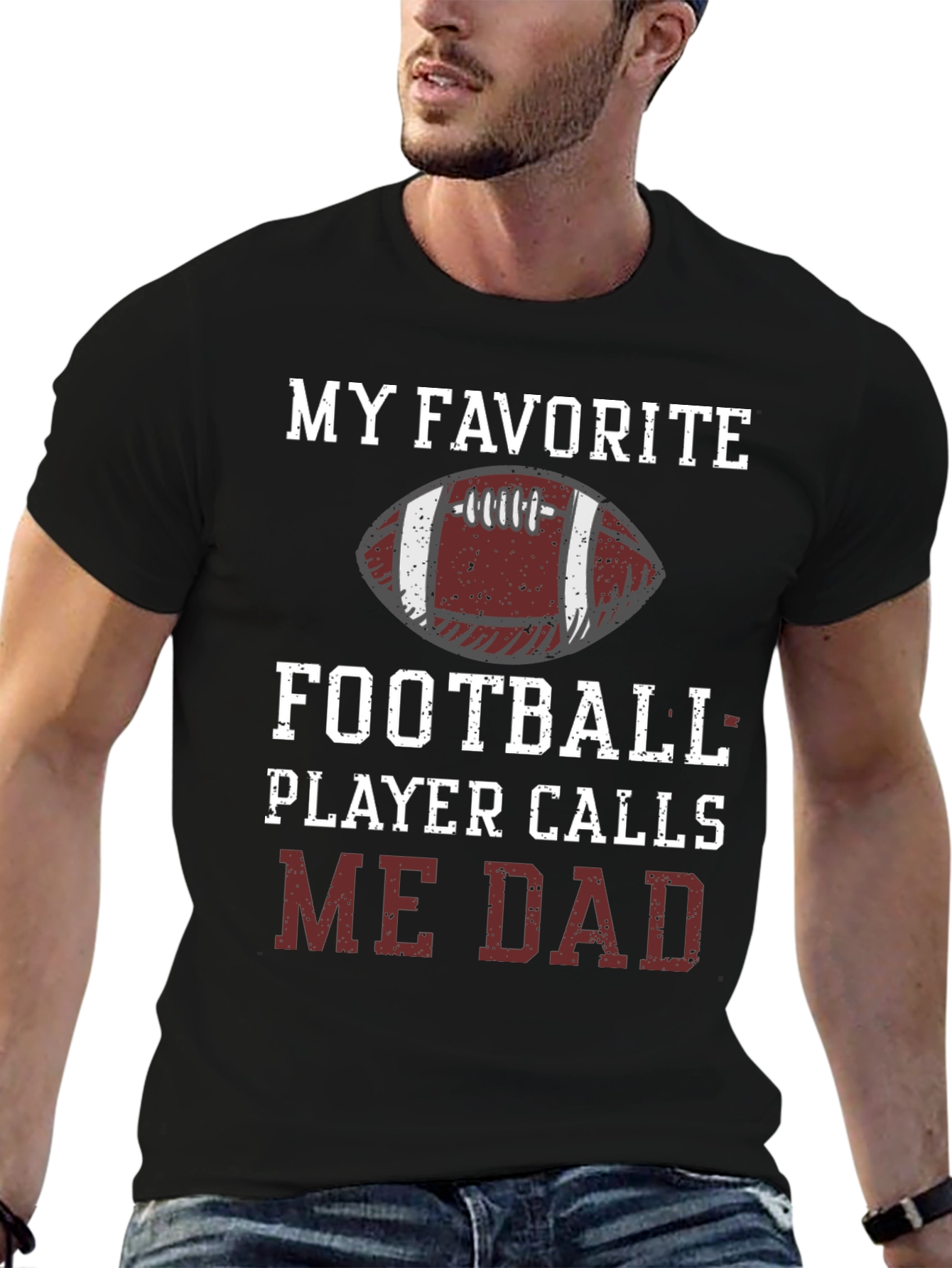 Football Dad Graphic T-Shirt