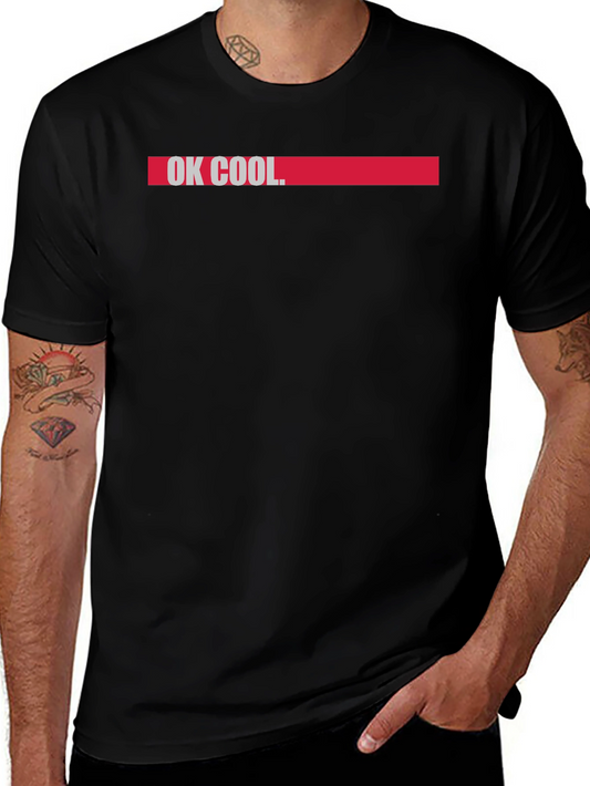 OK COOL Graphic T-Shirt - Casual Style