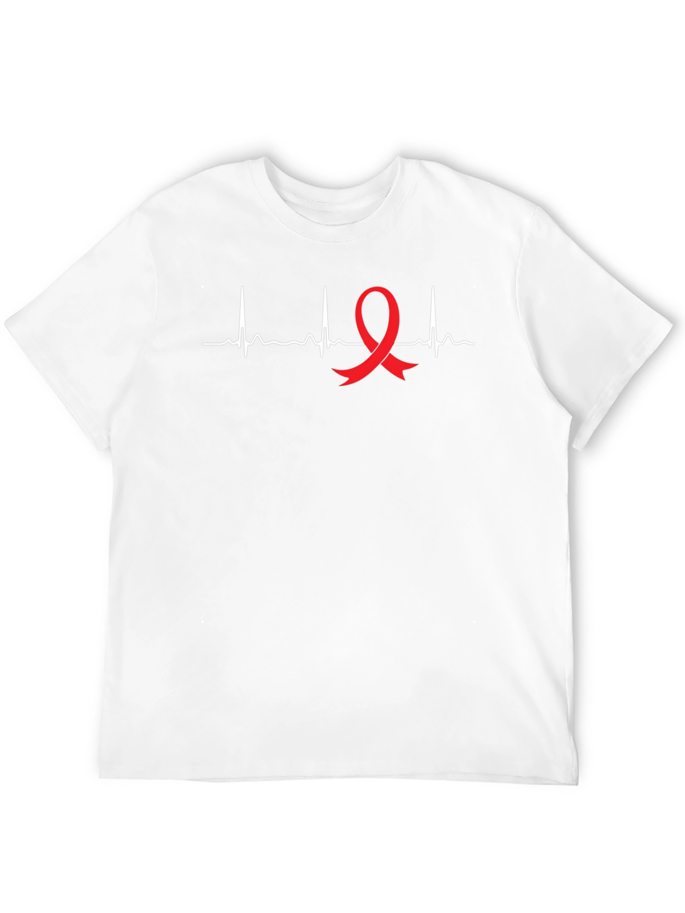 Heartbeat Ribbon T-Shirt - Awareness Tee