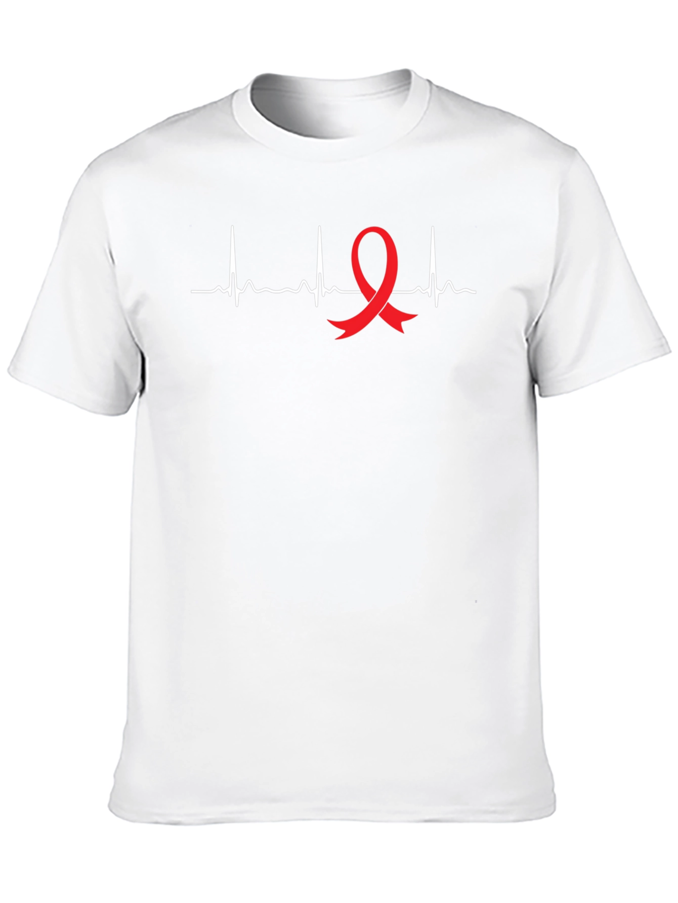 Heartbeat Ribbon T-Shirt - Awareness Tee