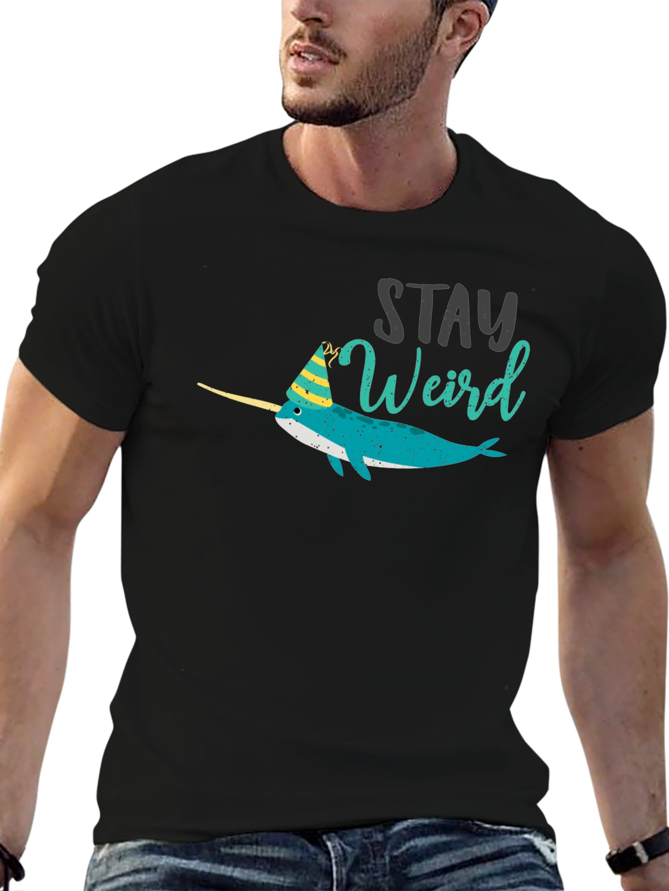Stay Weird Narwhal T-Shirt
