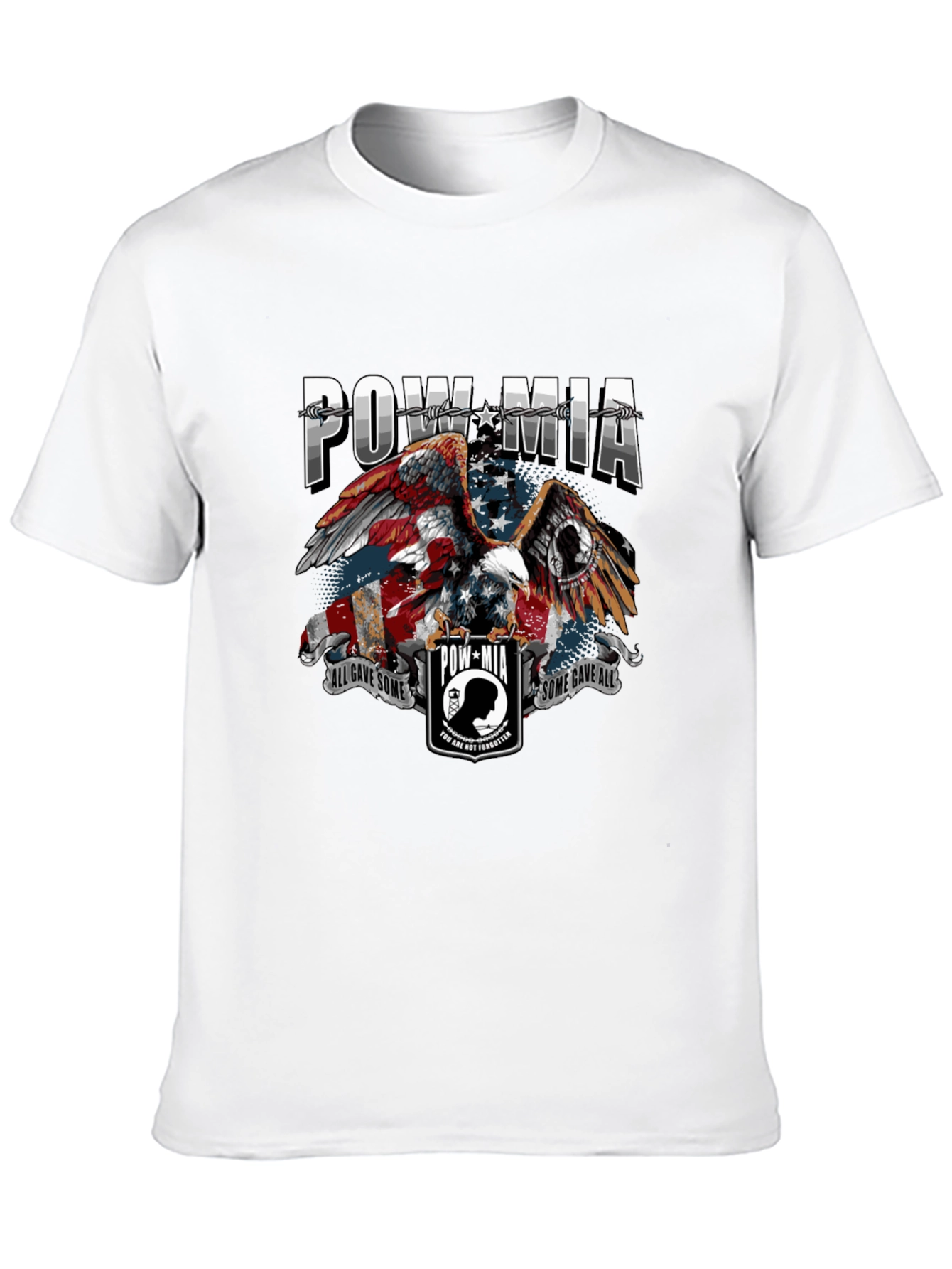 POW MIA Eagle Graphic T-Shirt