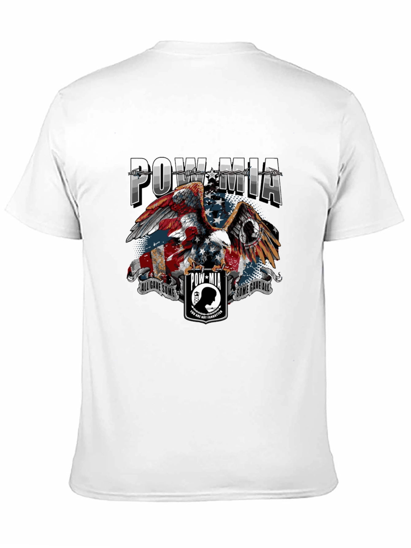 POW MIA Eagle Graphic T-Shirt