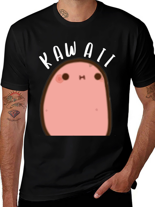 Kawaii Potato Black T-Shirt