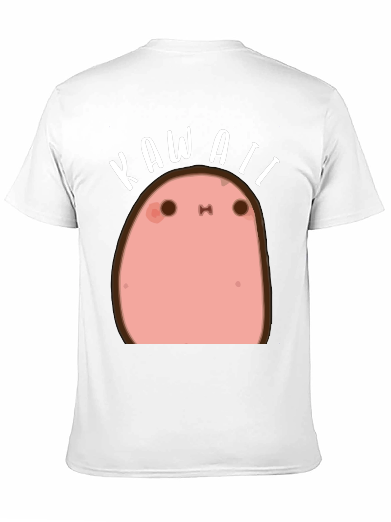 Kawaii Potato Black T-Shirt
