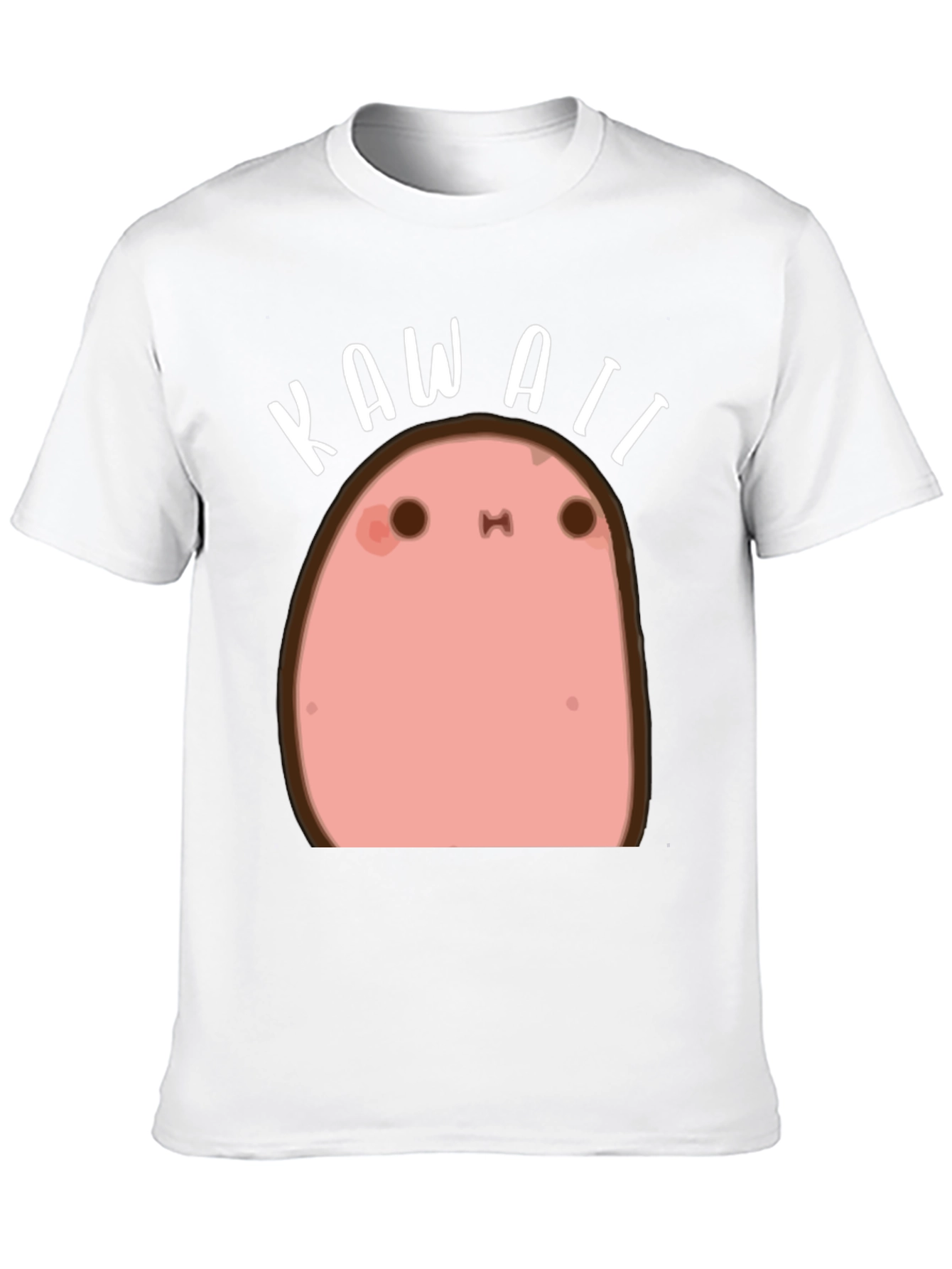 Kawaii Potato Black T-Shirt