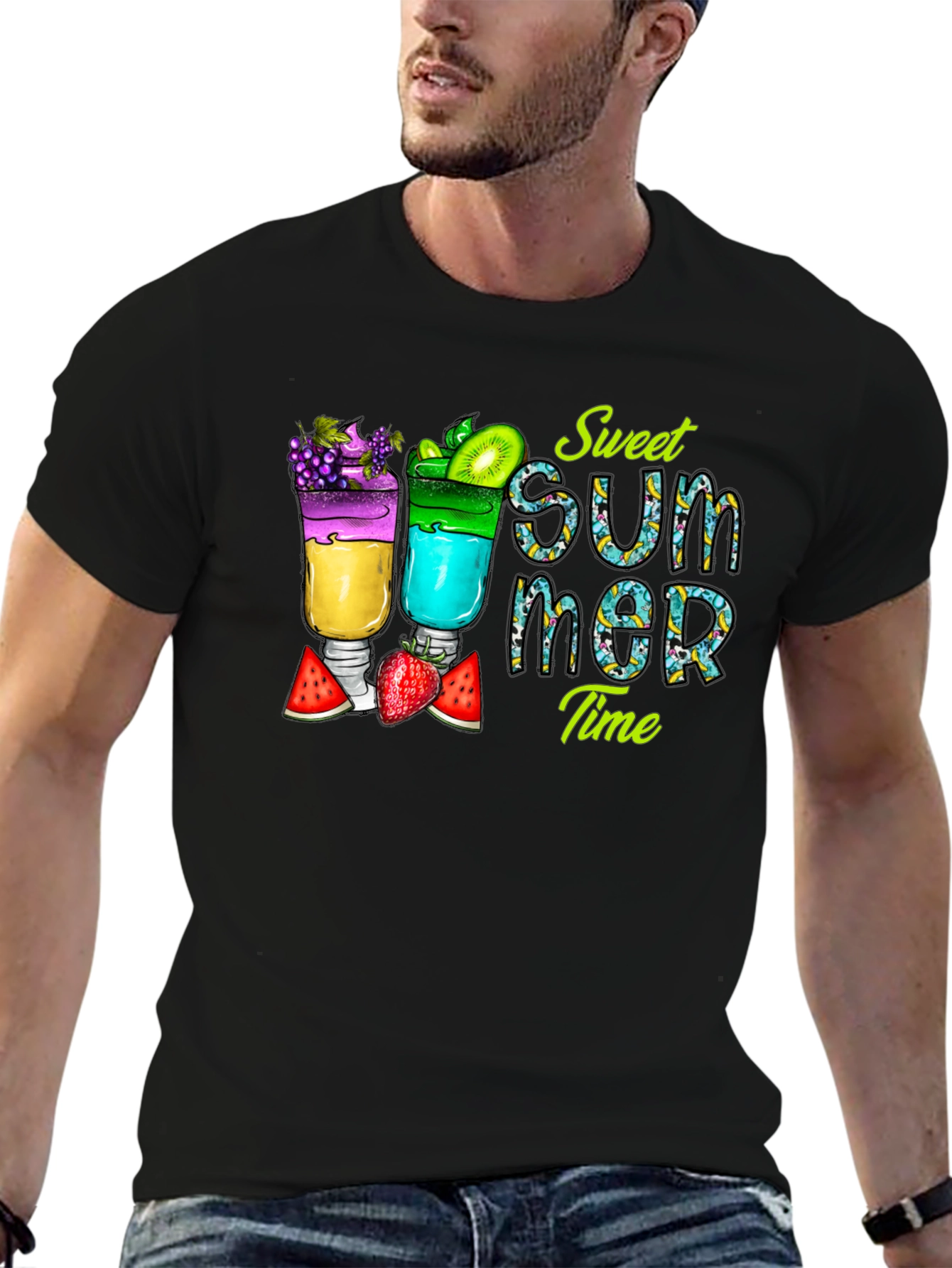 Sweet Summer Time Graphic T-Shirt