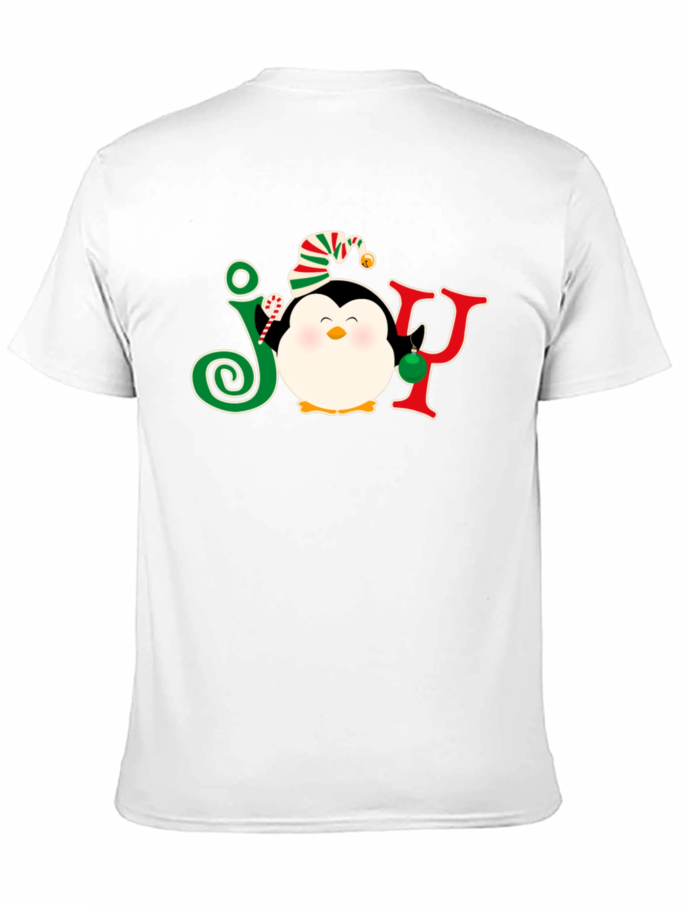 Festive Penguin JOY Christmas T-Shirt