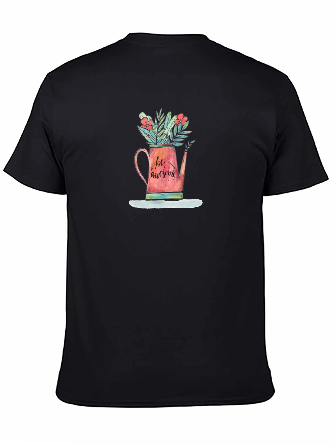 Be Awesome Watering Can Graphic Tee
