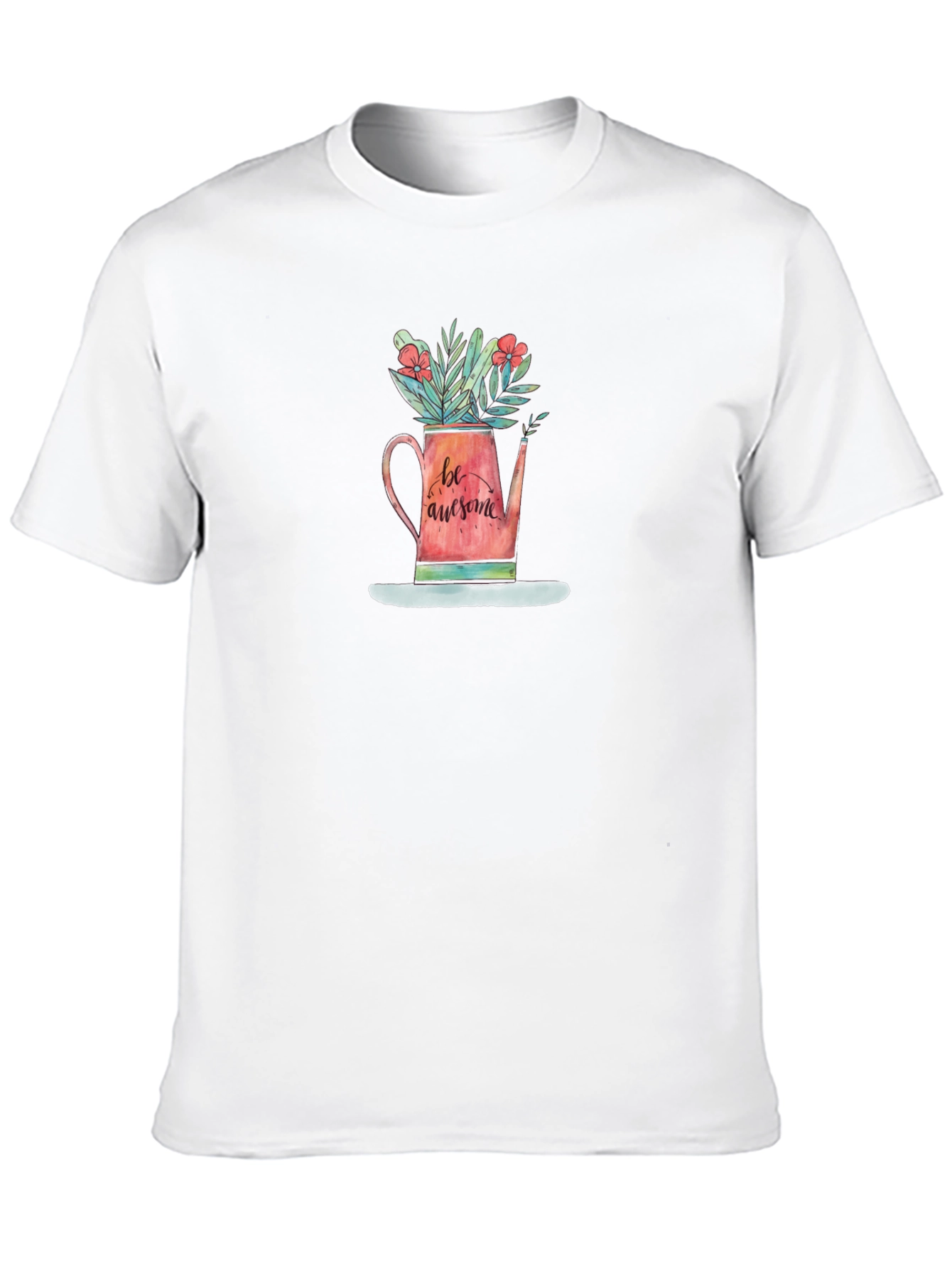 Be Awesome Watering Can Graphic Tee