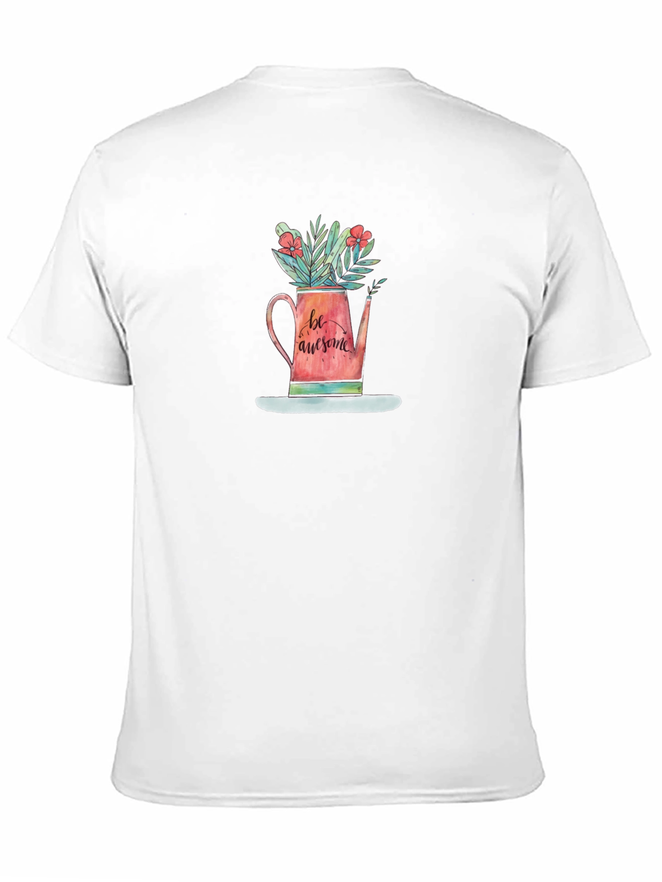 Be Awesome Watering Can Graphic Tee