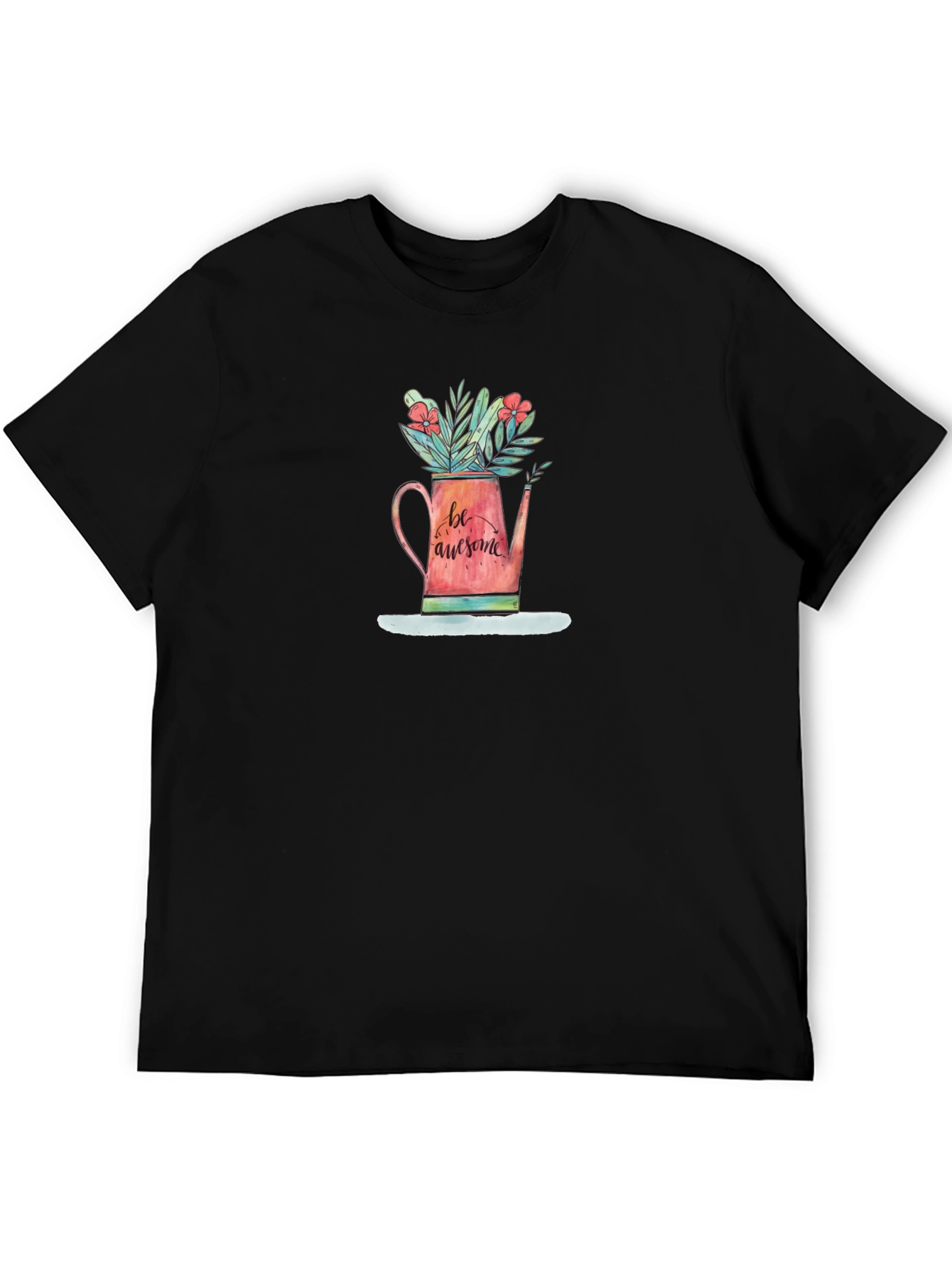 Be Awesome Watering Can Graphic Tee