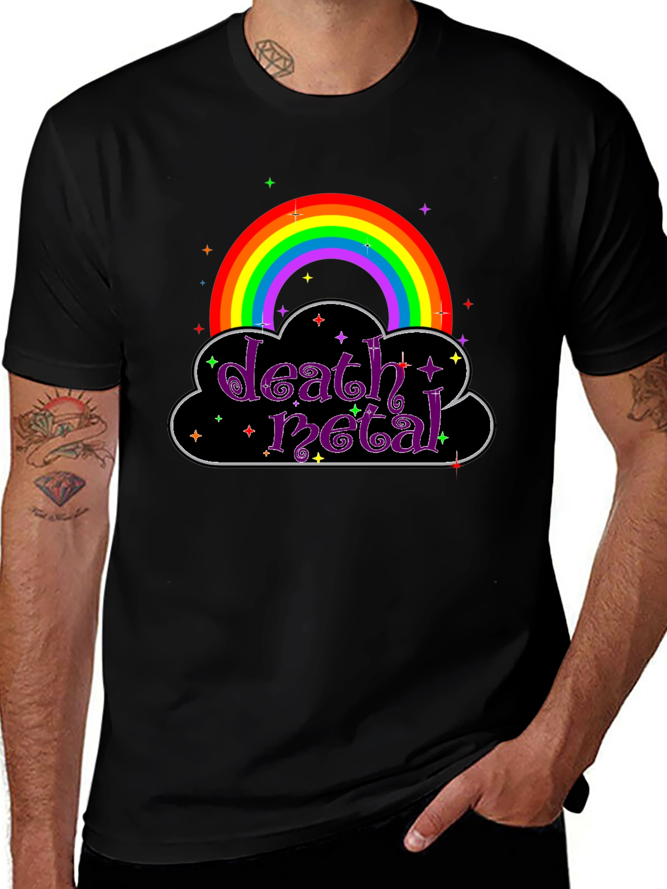 Rainbow Death Metal T-Shirt