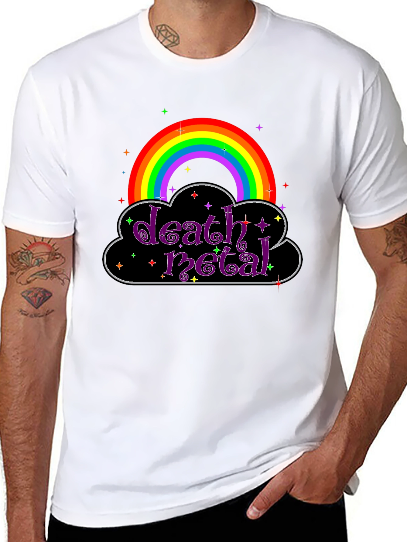 Rainbow Death Metal T-Shirt