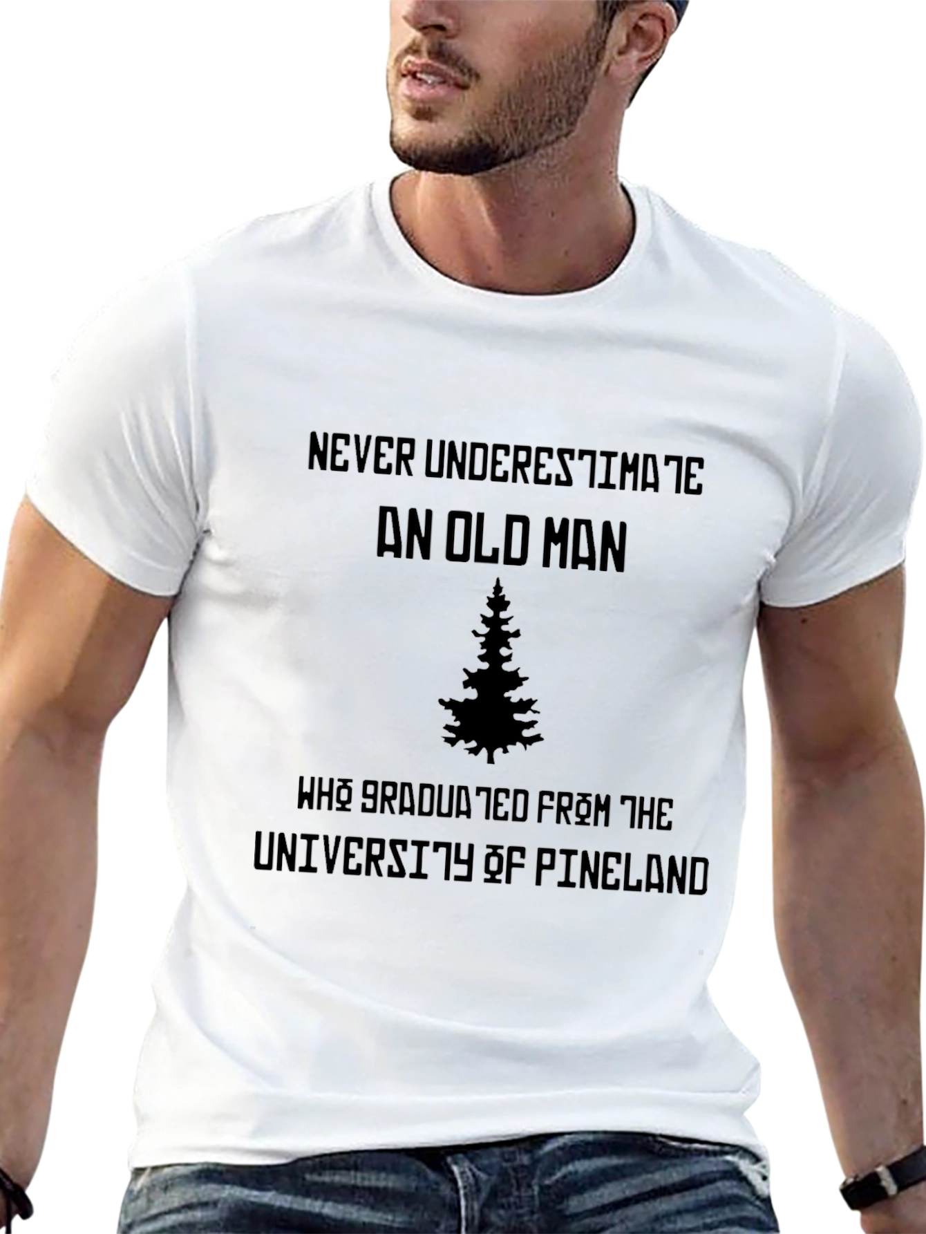Never Underestimate Old Man T-Shirt