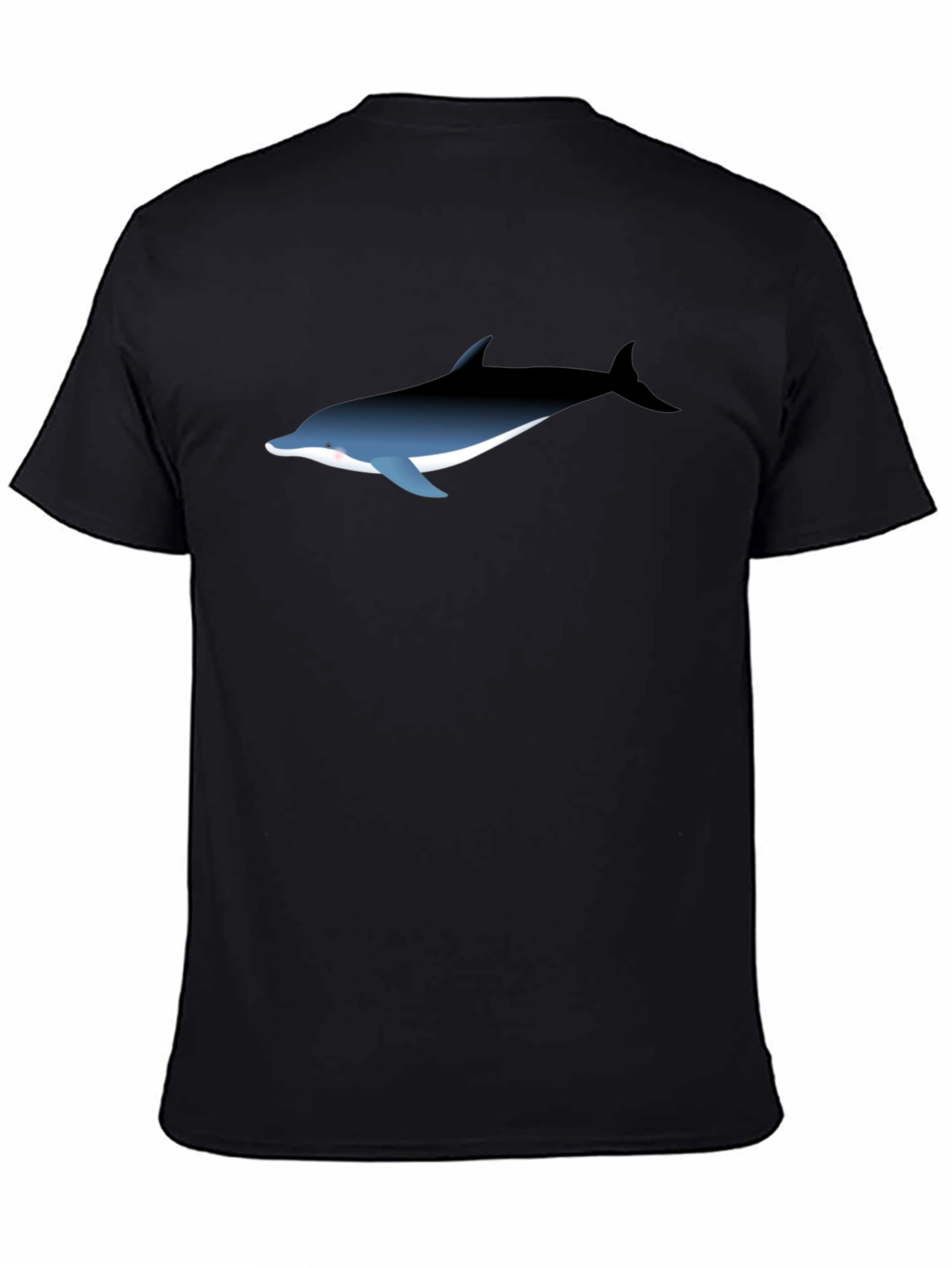 Dolphin Graphic Black T-Shirt