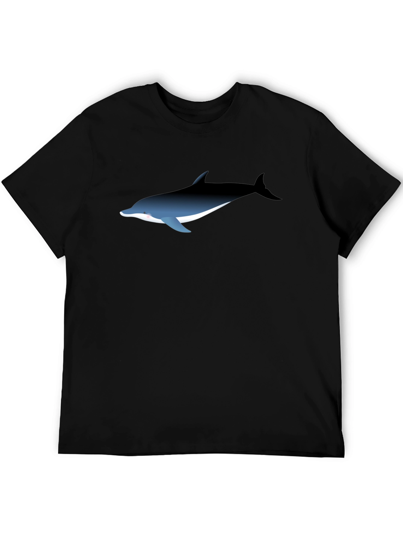 Dolphin Graphic Black T-Shirt