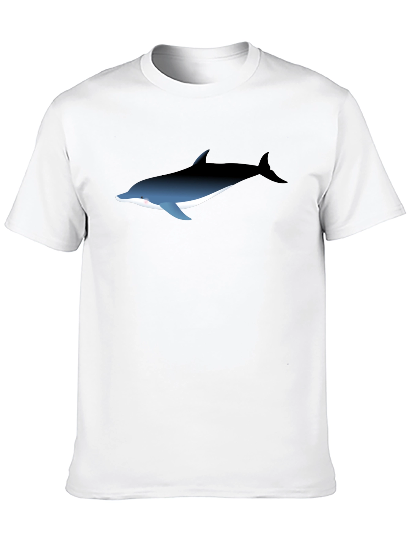Dolphin Graphic Black T-Shirt