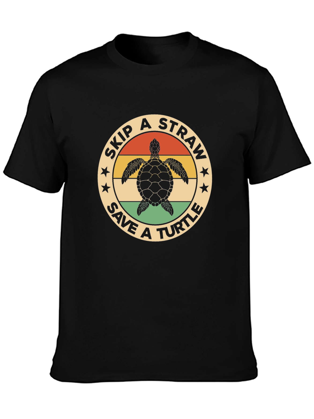 Skip A Straw Save A Turtle Graphic Tee