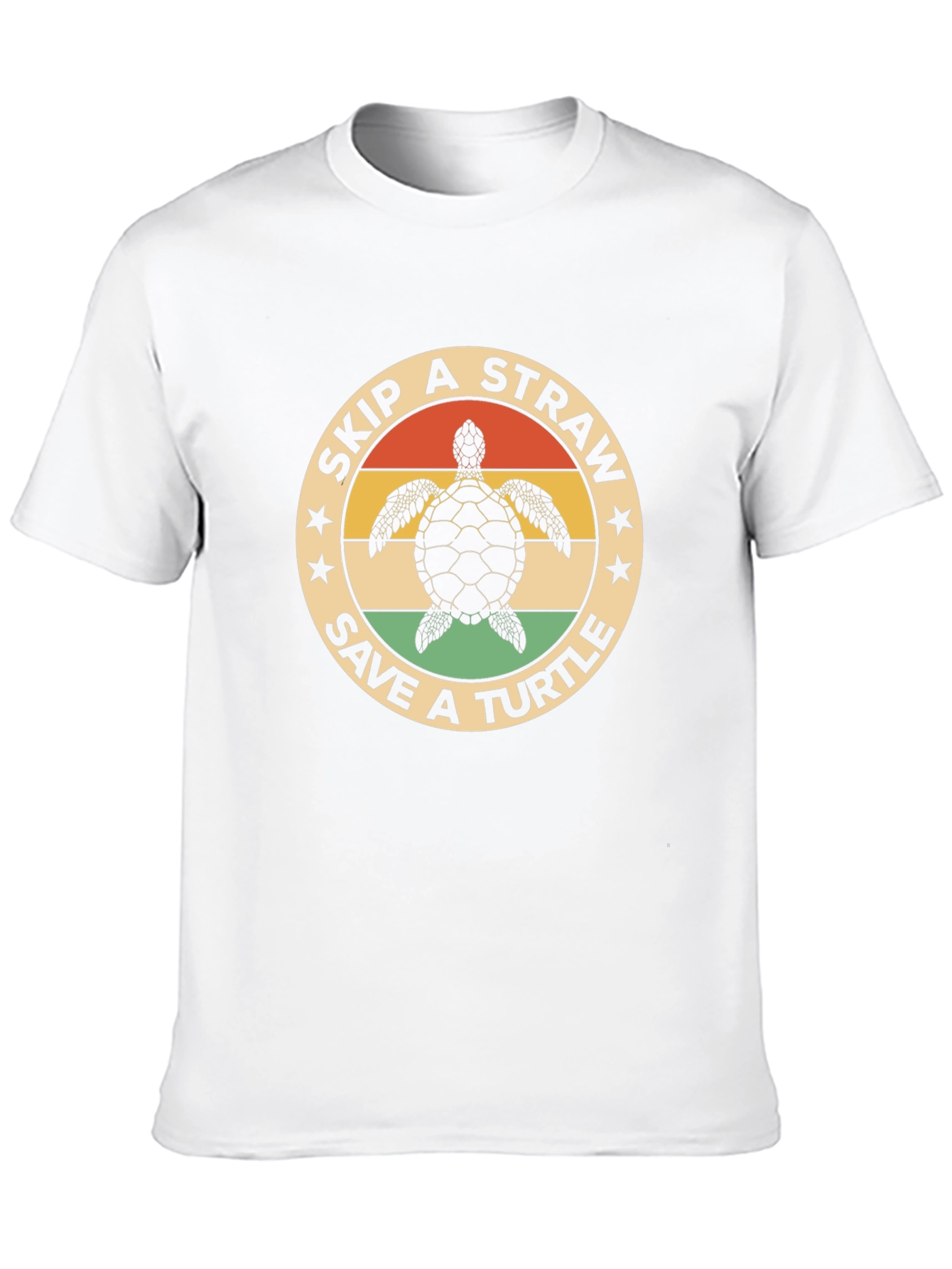 Skip A Straw Save A Turtle Graphic Tee