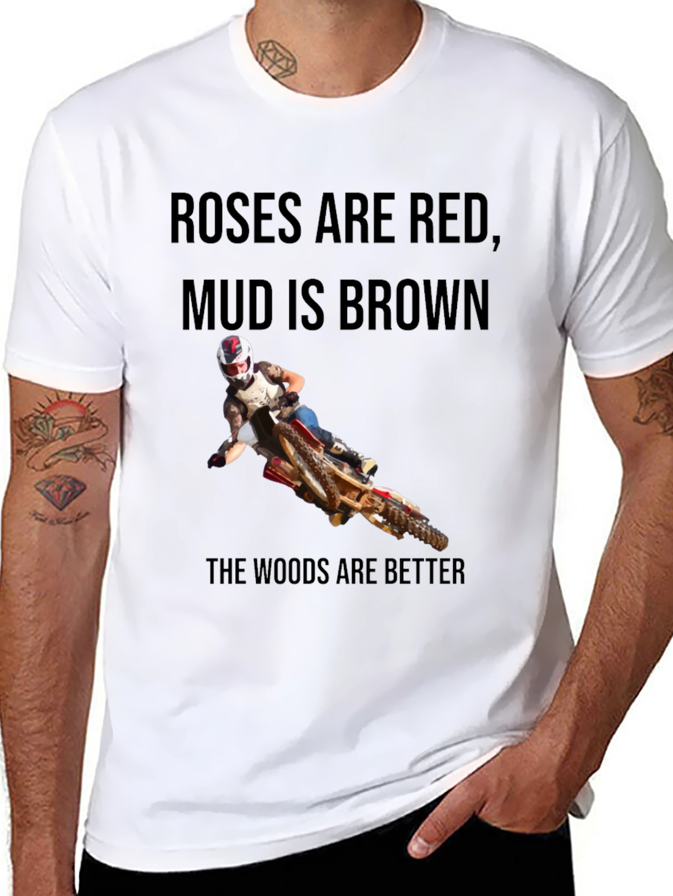 Roses Are Red Motocross T-Shirt