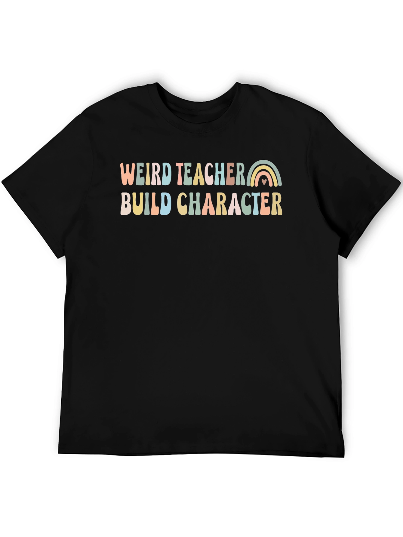 Weird Teacher Build Character Graphic Tee - Unisex