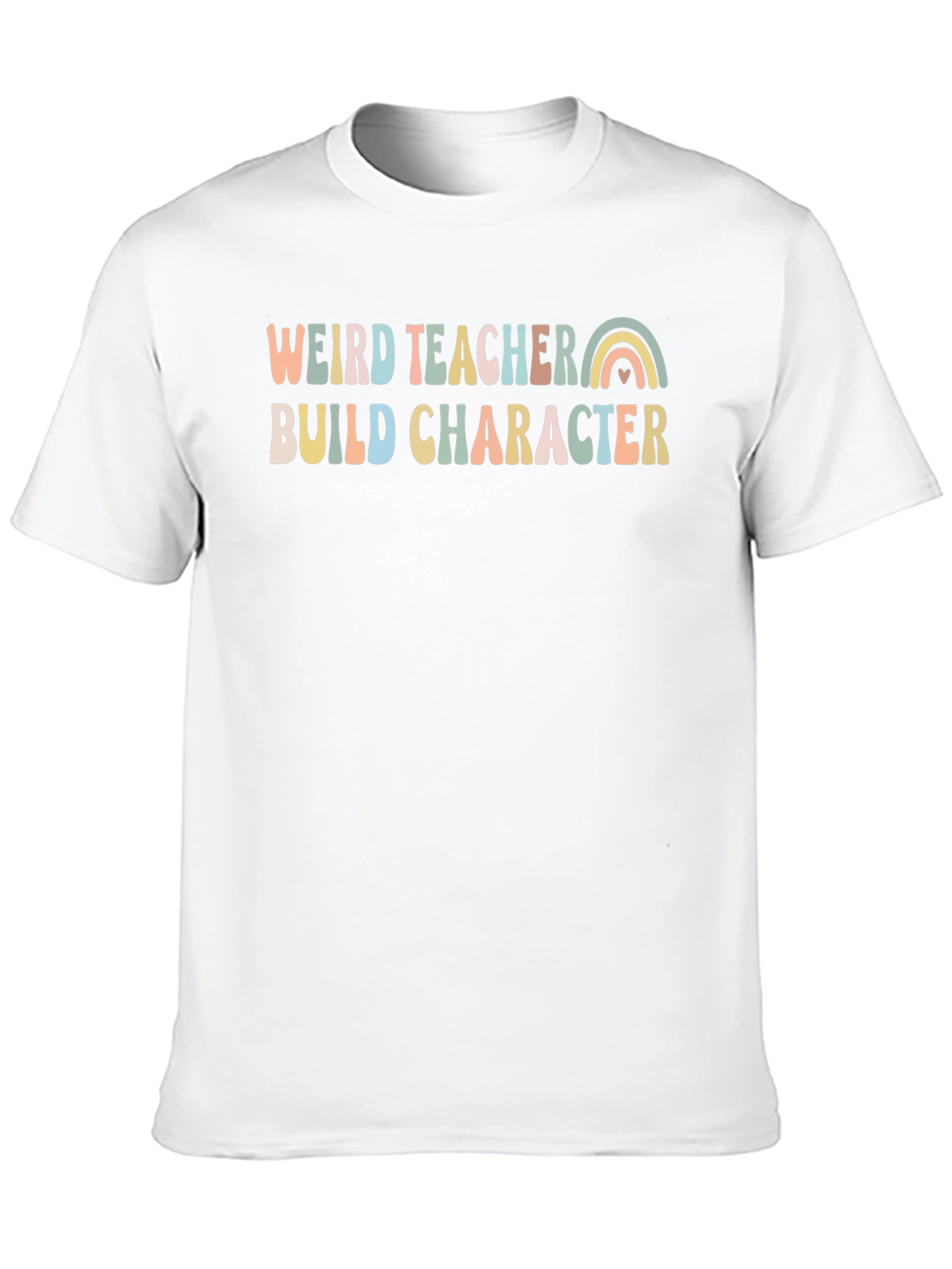 Weird Teacher Build Character Graphic Tee - Unisex