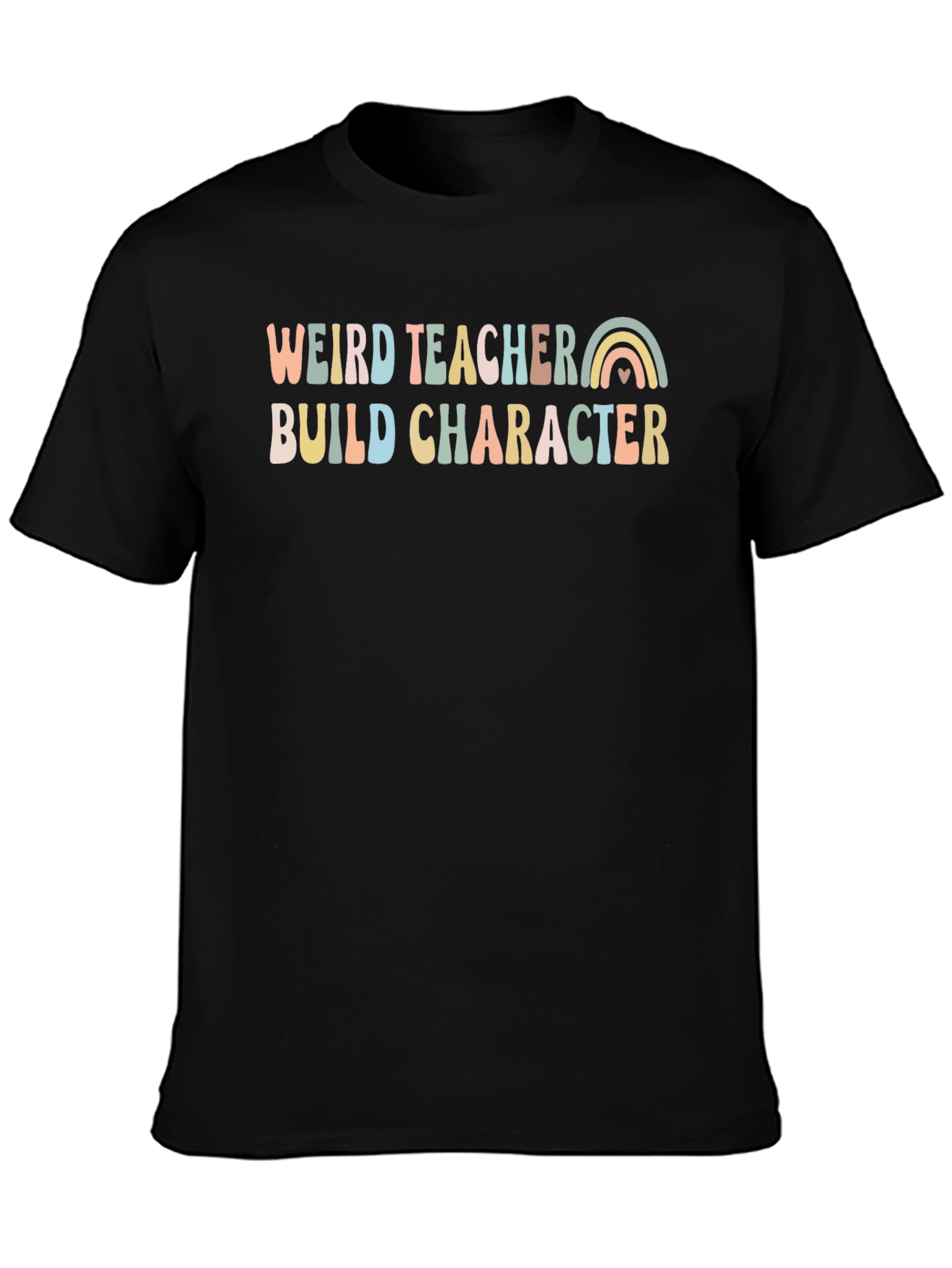 Weird Teacher Build Character Graphic Tee - Unisex