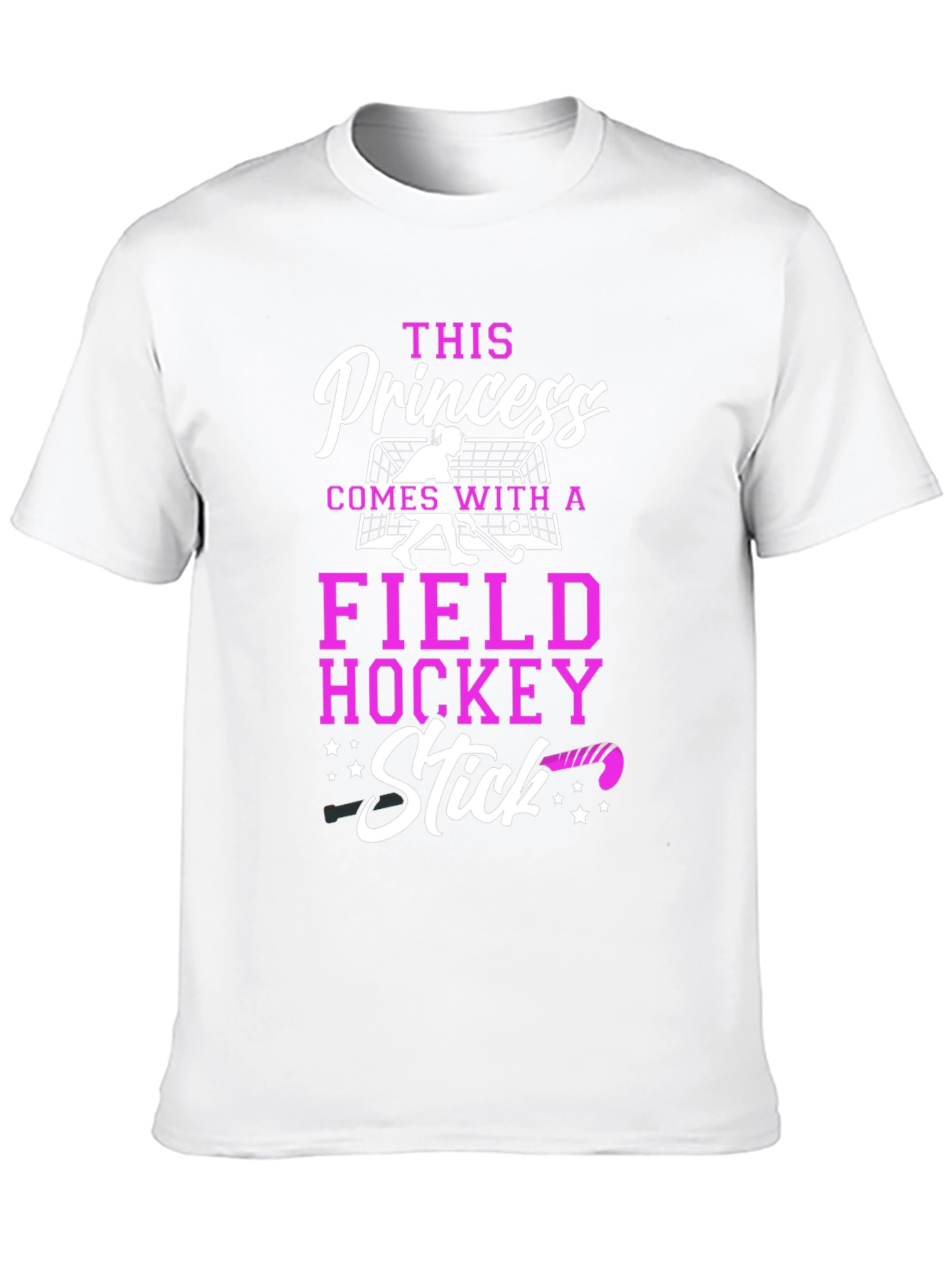 Princess Field Hockey Stick T-Shirt