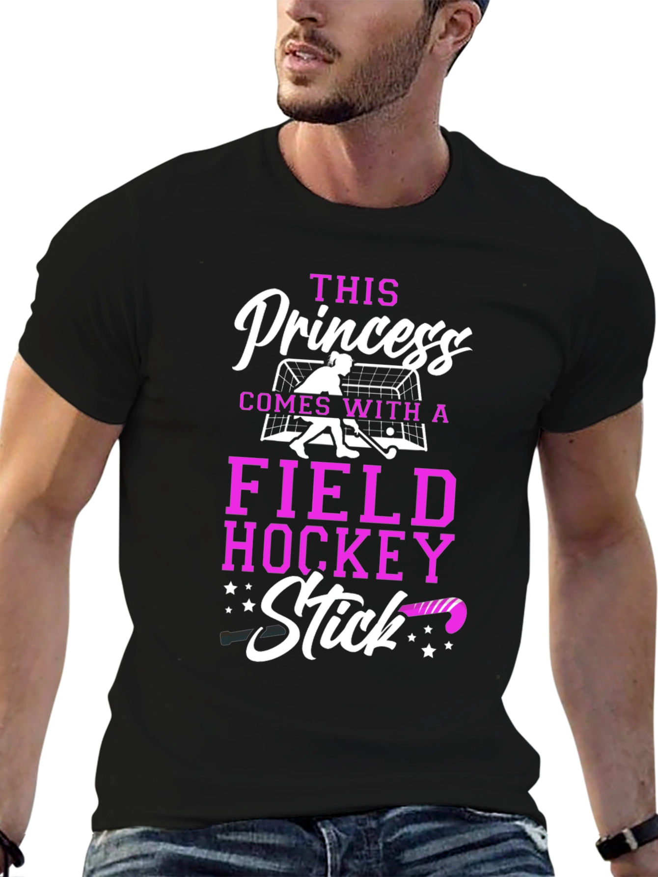 Princess Field Hockey Stick T-Shirt