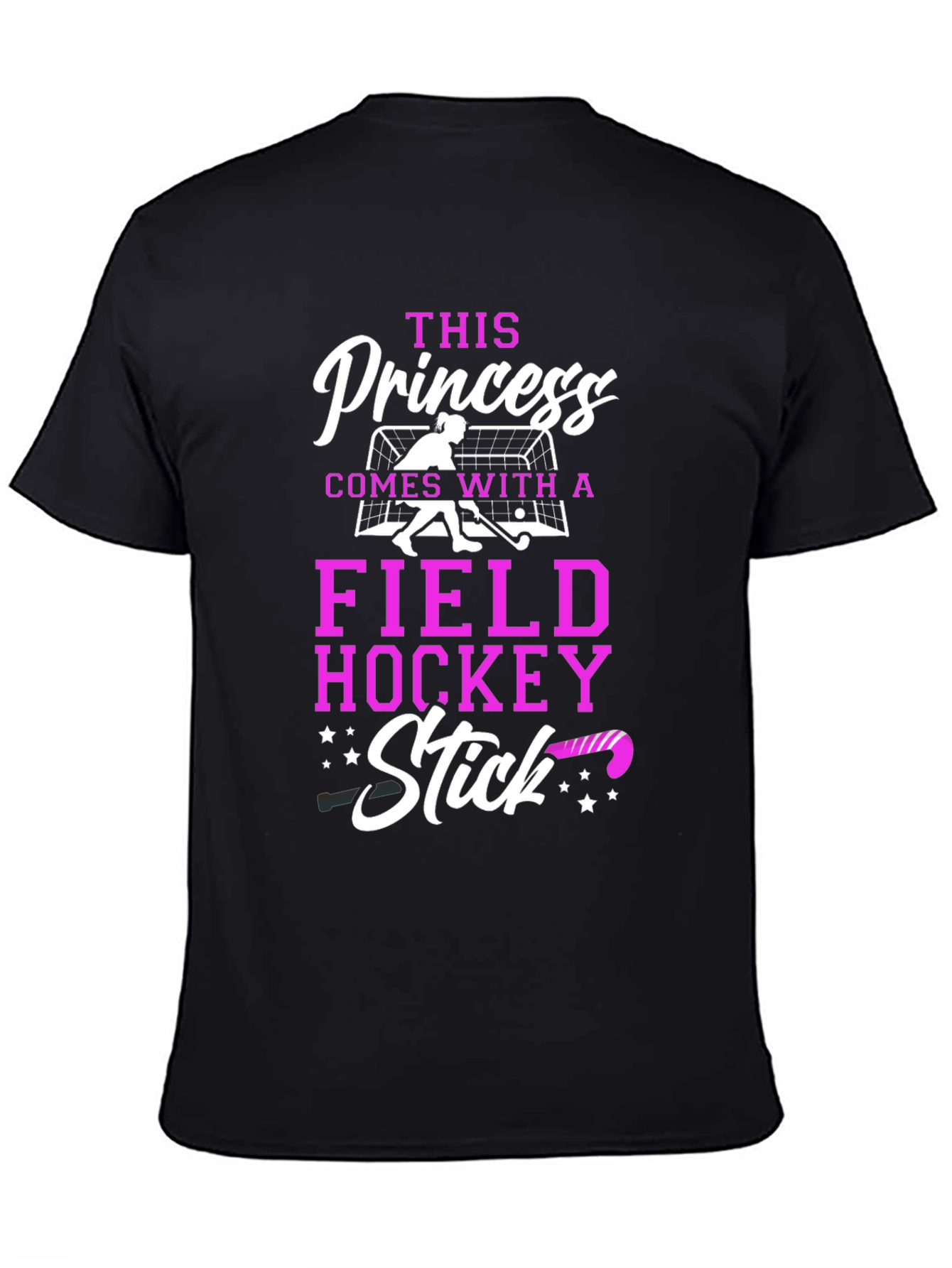 Princess Field Hockey Stick T-Shirt