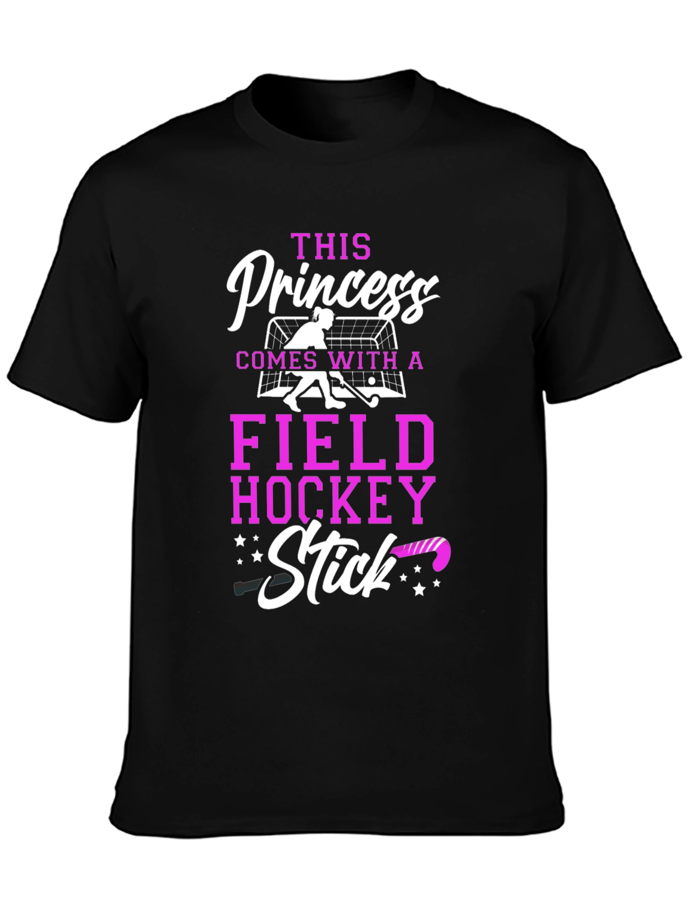 Princess Field Hockey Stick T-Shirt