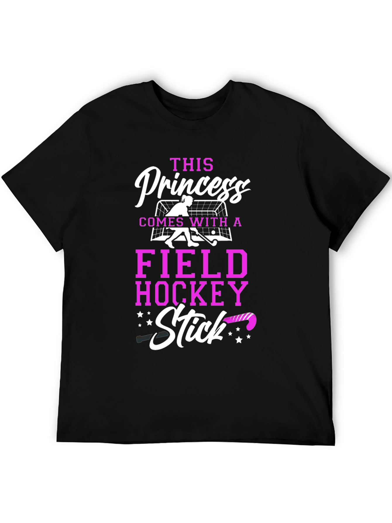 Princess Field Hockey Stick T-Shirt