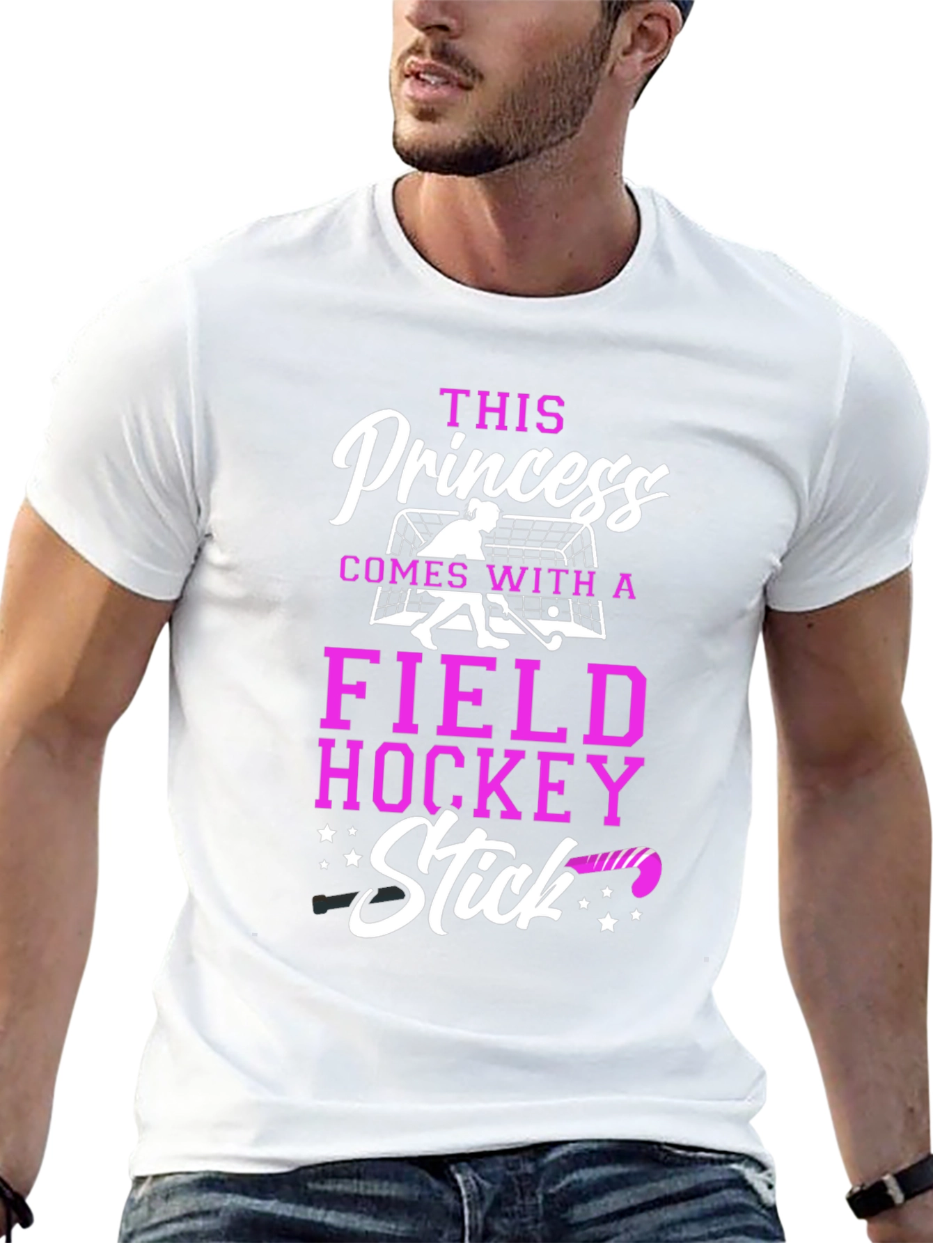 Princess Field Hockey Stick T-Shirt