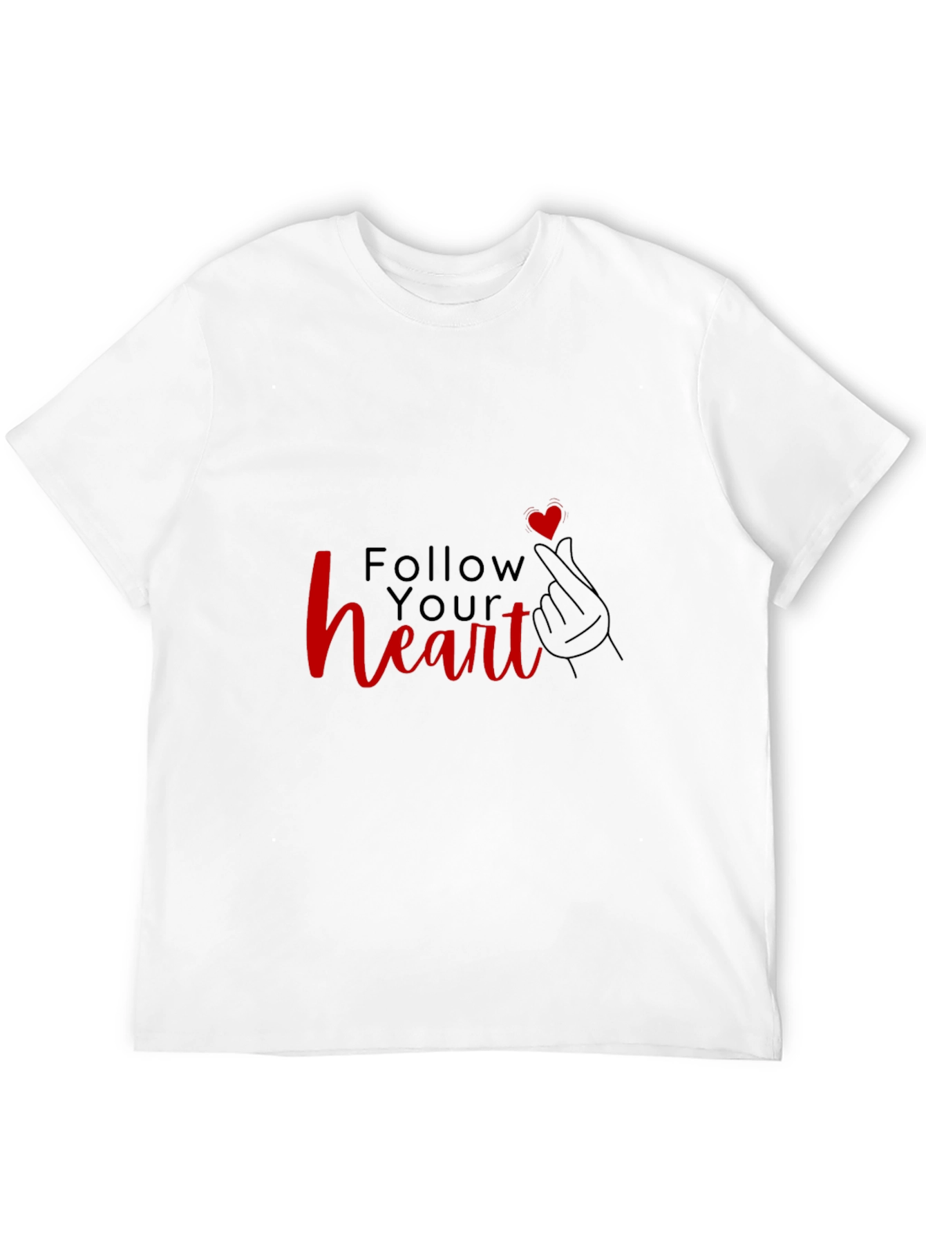 Follow Your Heart T-Shirt - Stylish Graphic Tee