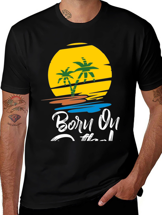 Born On The Island Graphic T-Shirt