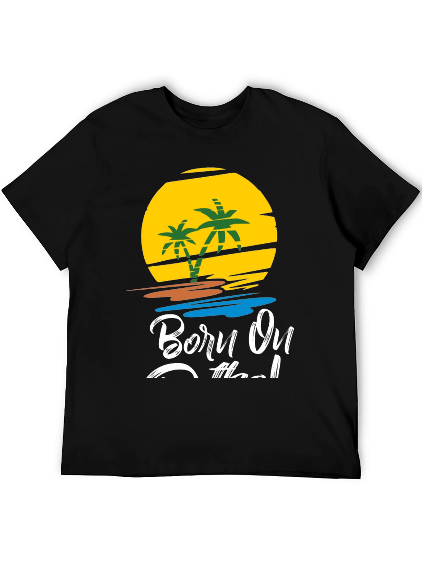 Born On The Island Graphic T-Shirt