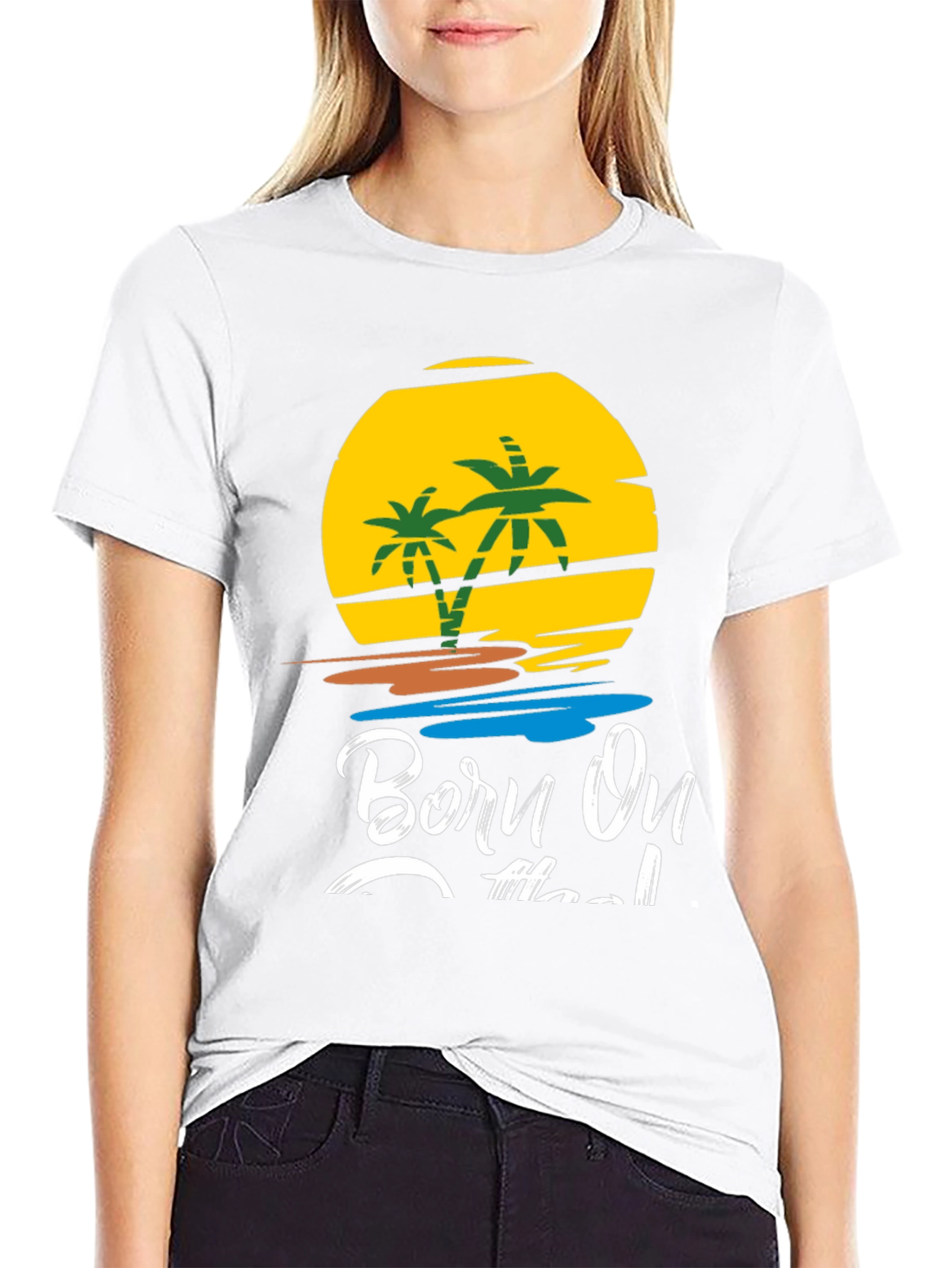 Born On The Island Graphic T-Shirt