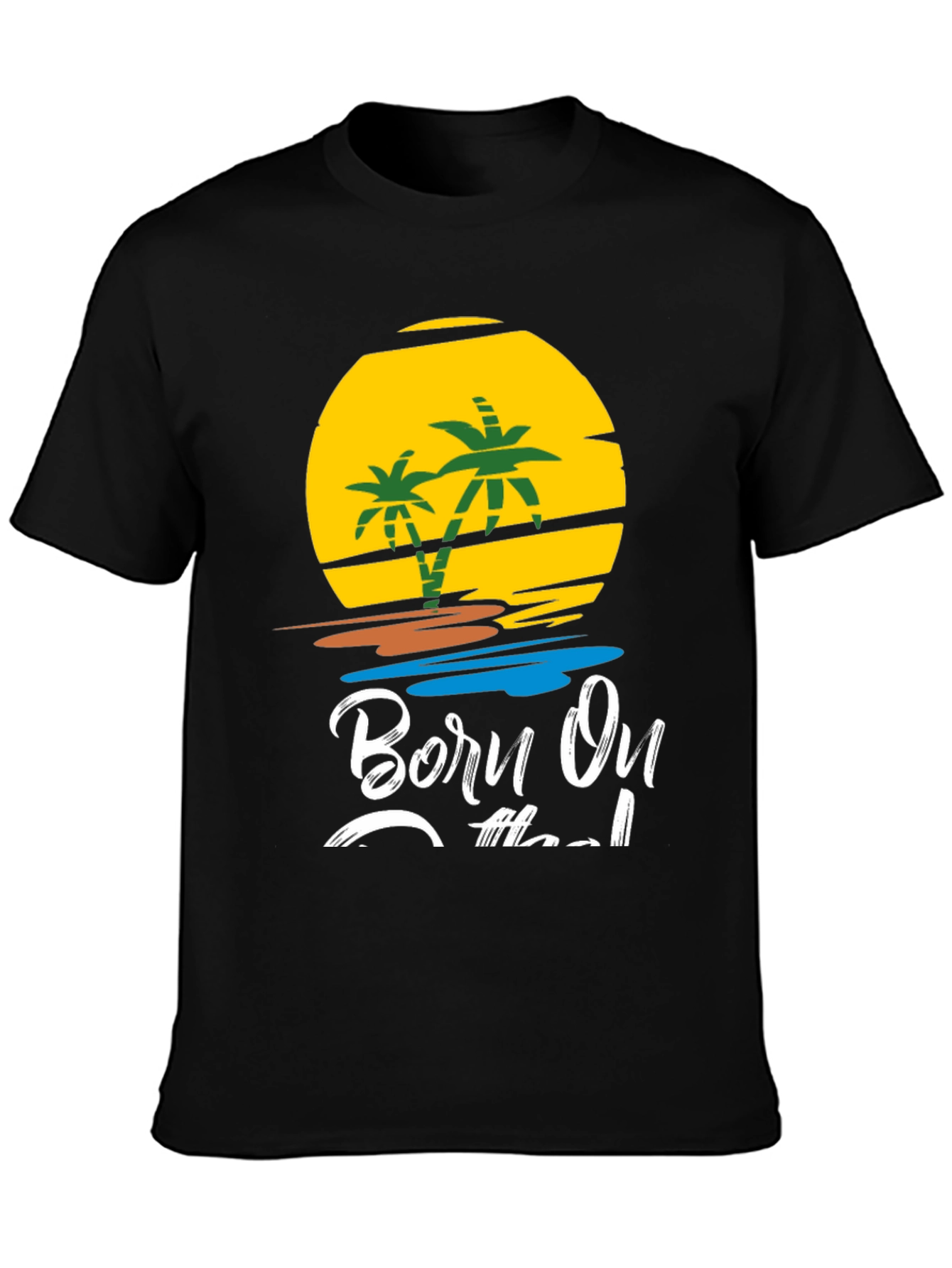 Born On The Island Graphic T-Shirt