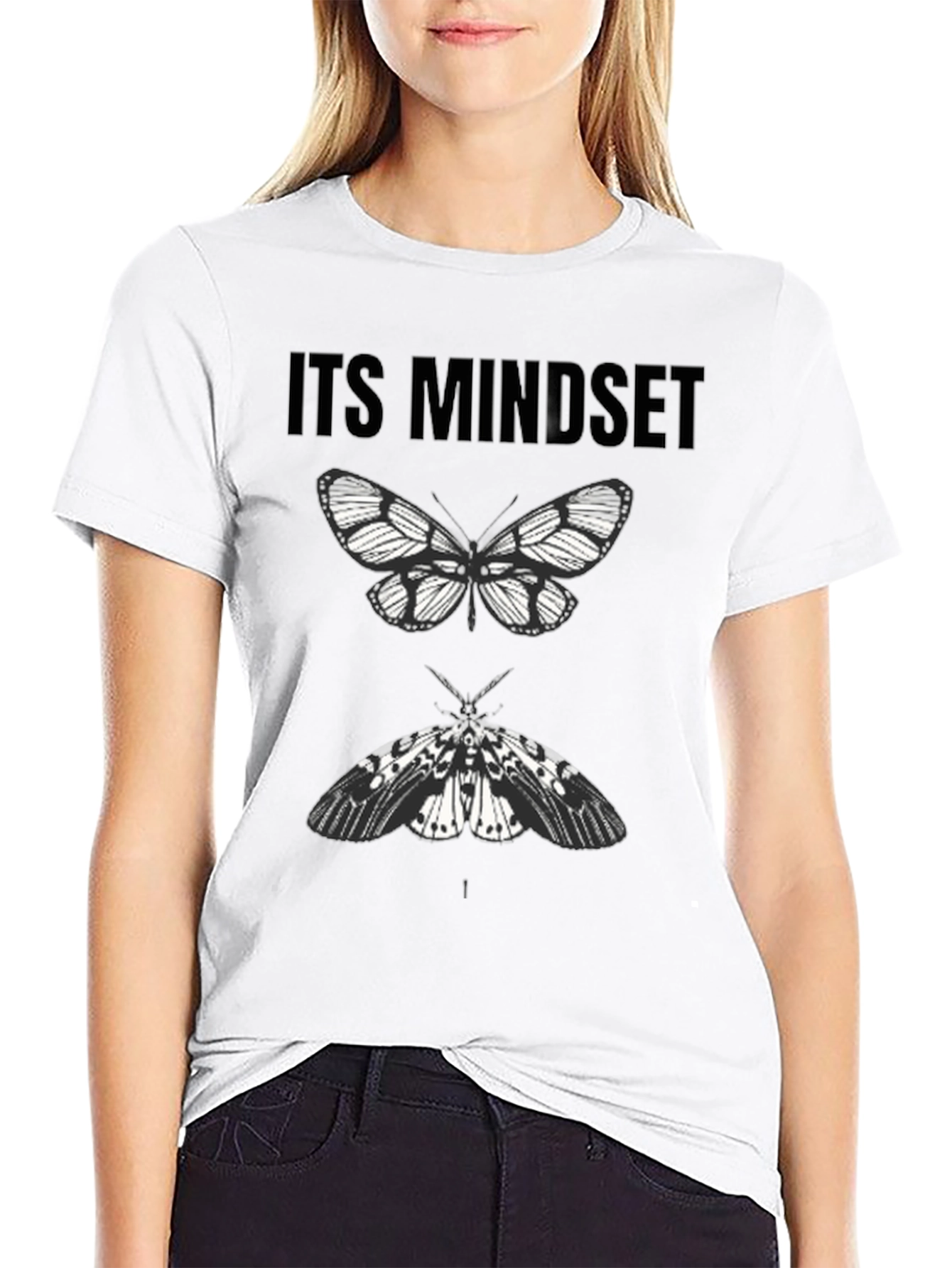 Its Mindset Butterfly Graphic Tee
