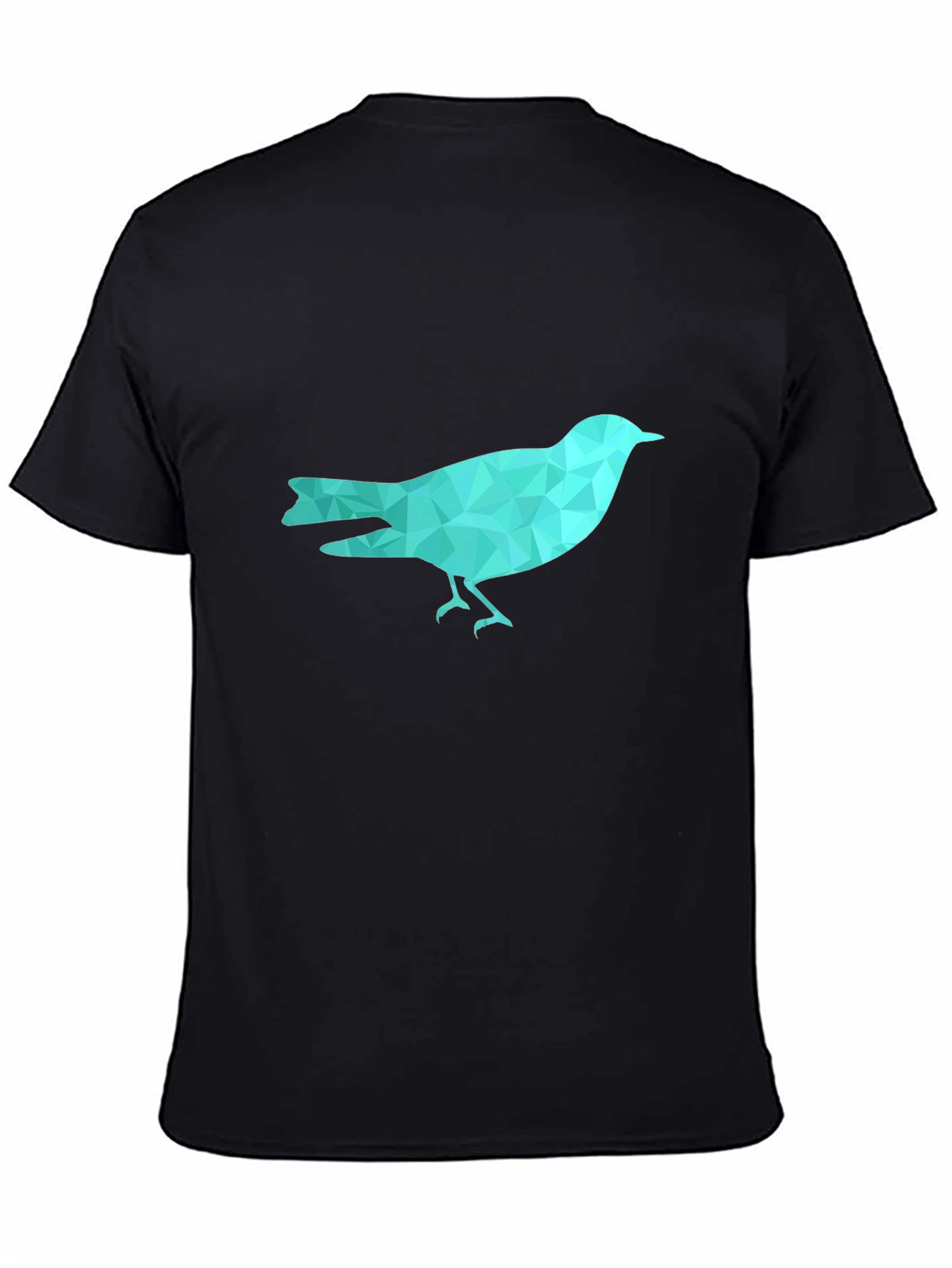 Geometric Bird Graphic Tee - Trendy Casual Wear