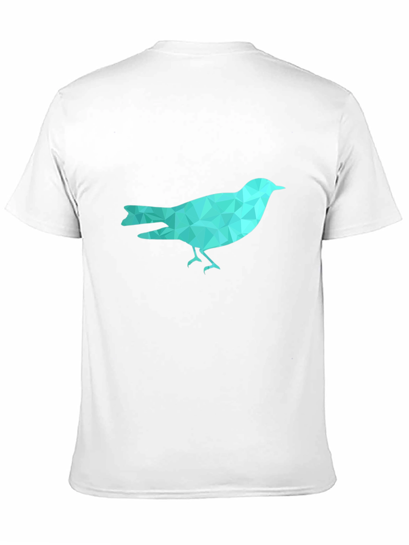 Geometric Bird Graphic Tee - Trendy Casual Wear