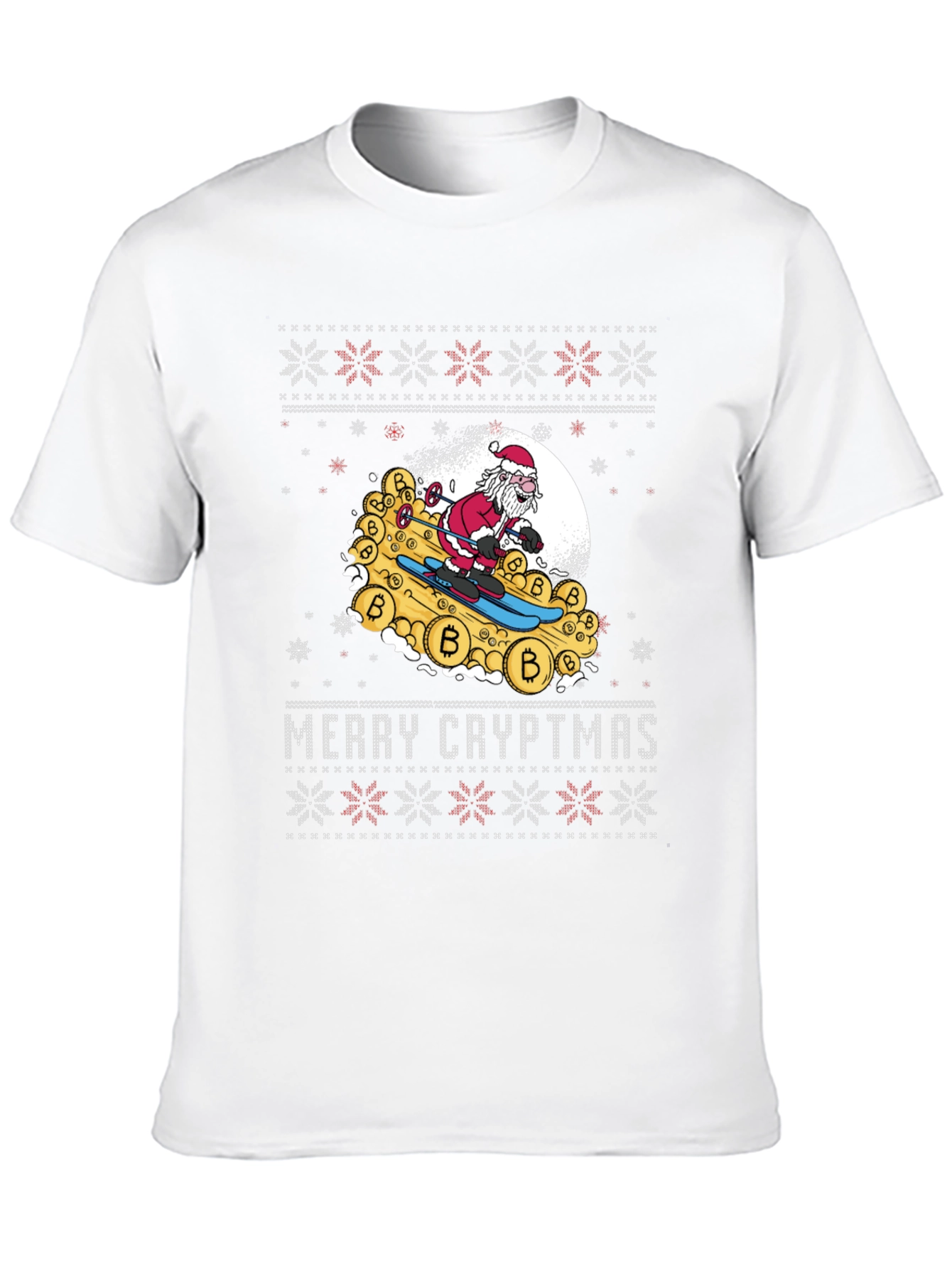 Merry Cryptmas T-Shirt - Crypto Santa Tee