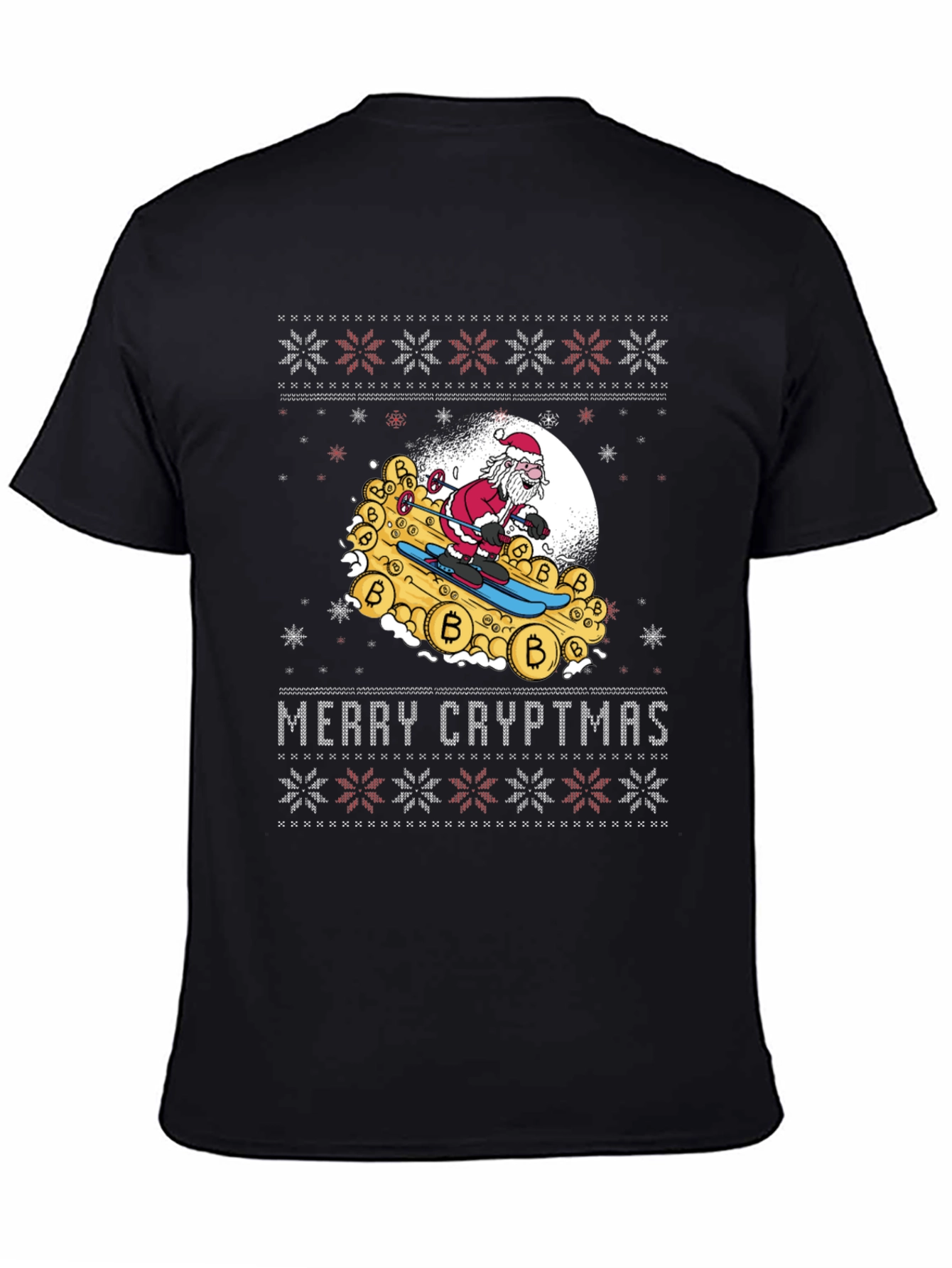 Merry Cryptmas T-Shirt - Crypto Santa Tee